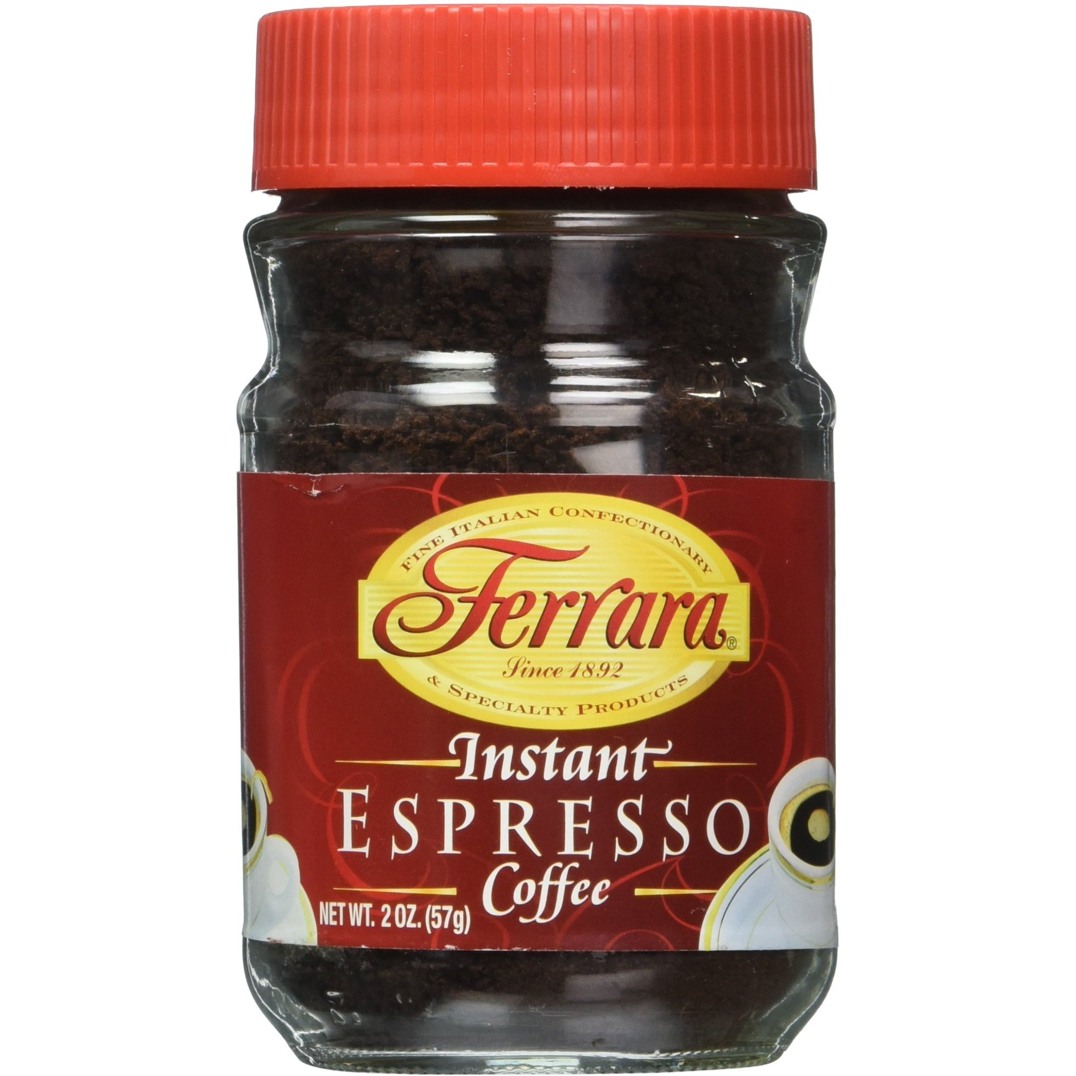 Ferrara Instant Espresso Coffee - Pack Of 3 (2 Oz Each Jar)