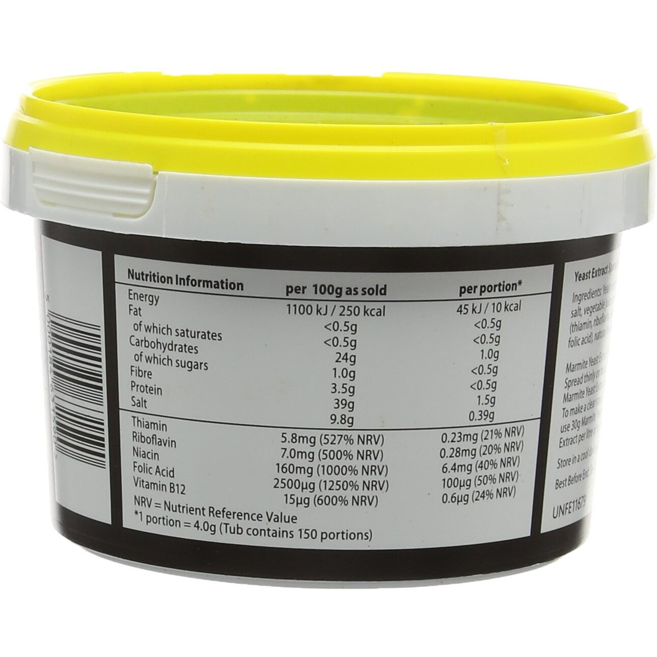 Marmite Yeast Extract Tub 600G