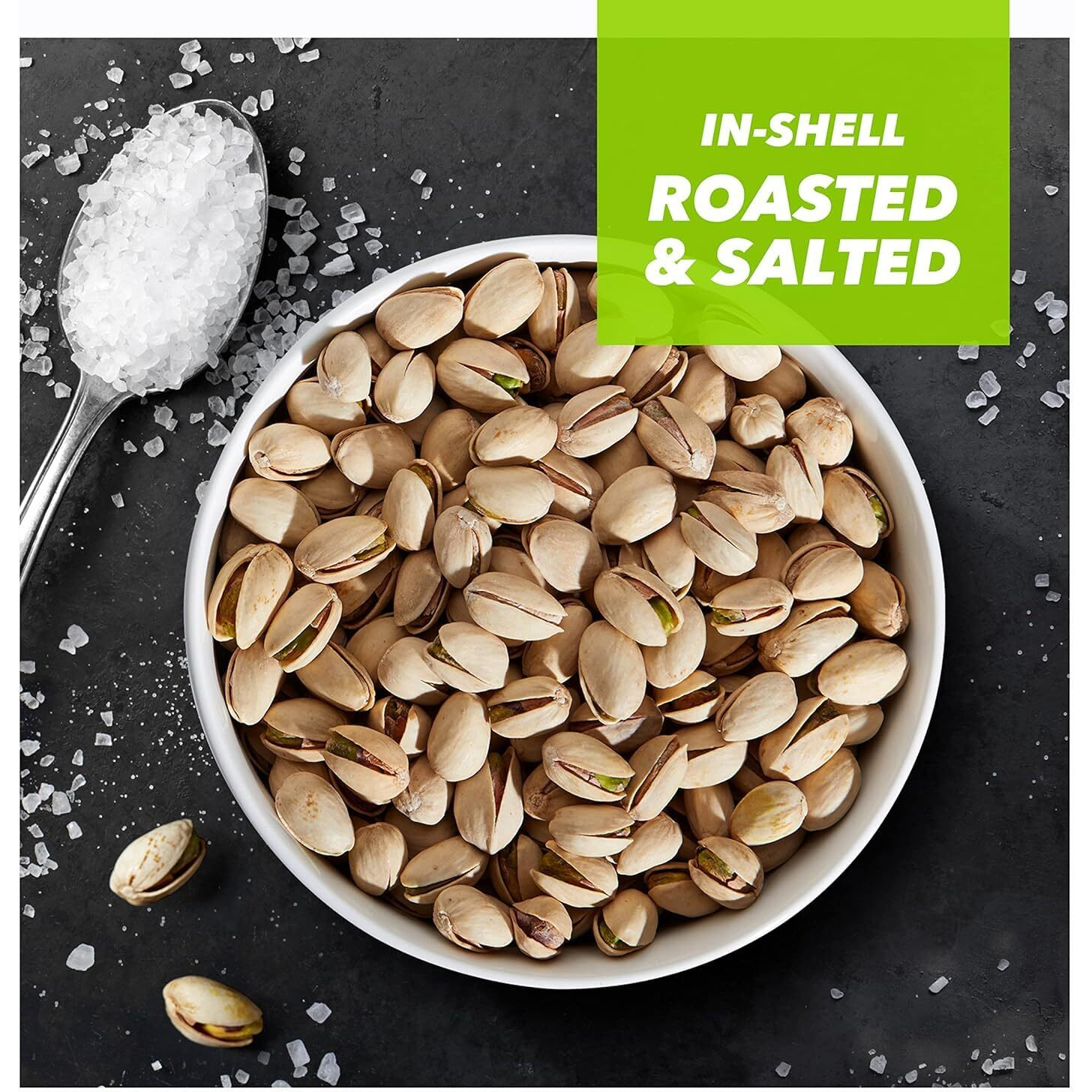 Wonderful Pistachios In Shell, Roasted & Salted Nuts, 32 Ounce Bag, Protein Snacks, Gluten Free, Healthy Snacks