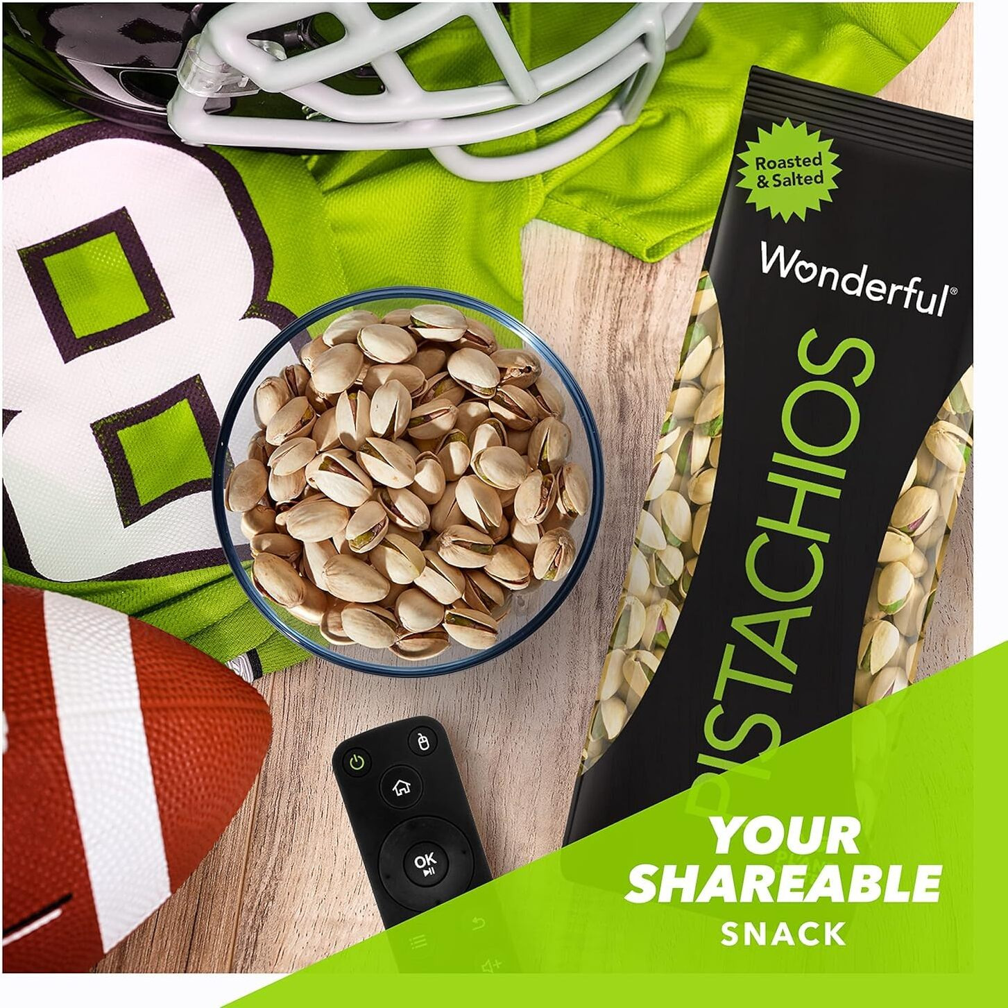 Wonderful Pistachios In Shell, Roasted & Salted Nuts, 32 Ounce Bag, Protein Snacks, Gluten Free, Healthy Snacks