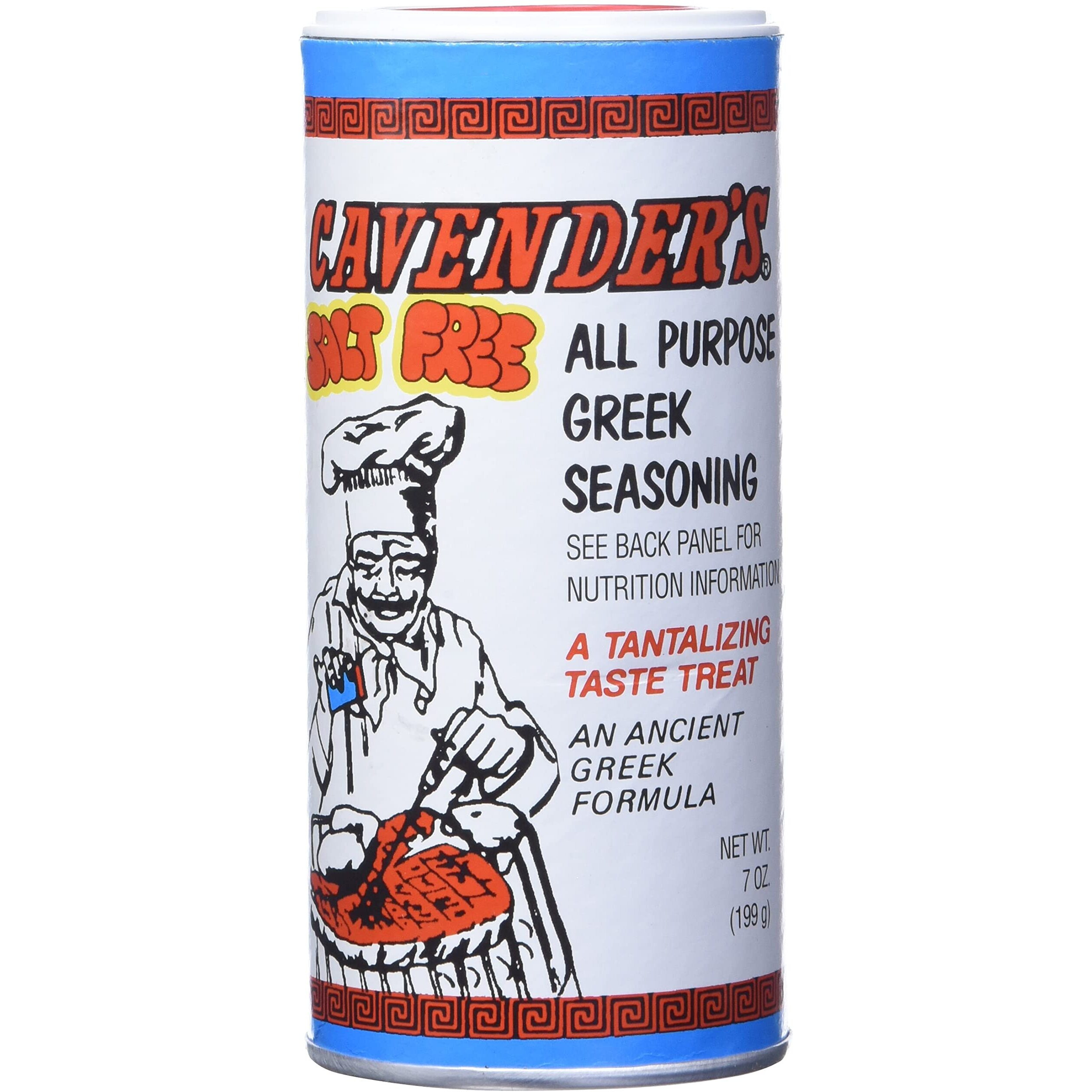 Cavenders, Seasoning Greek Salt Free, 7 Ounce