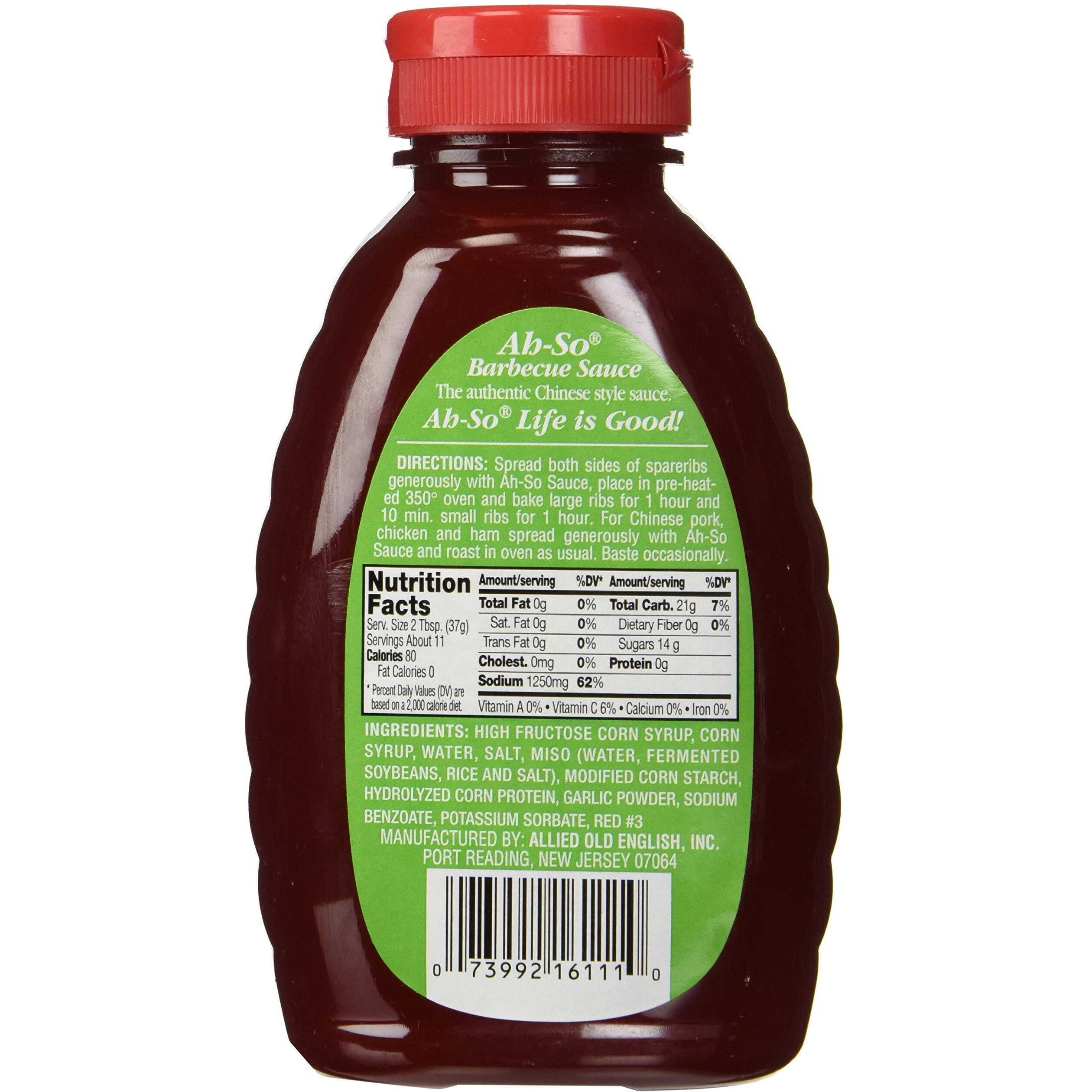Ah-So Chinese Style Bbq Sauce, 15 Ounce, 2 Pk