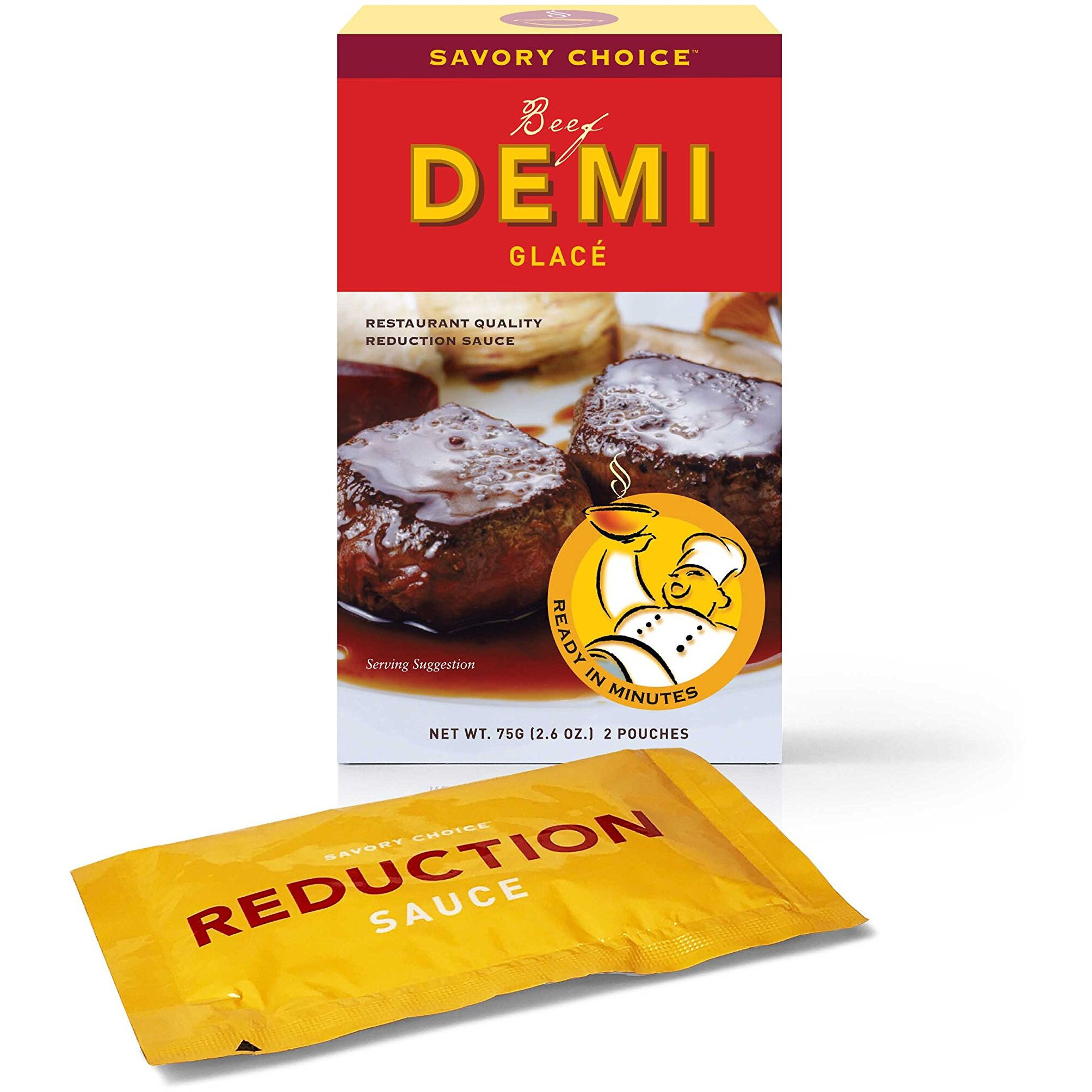 Savory Choice Beef Demi Glace, 2.6 Ounce Package