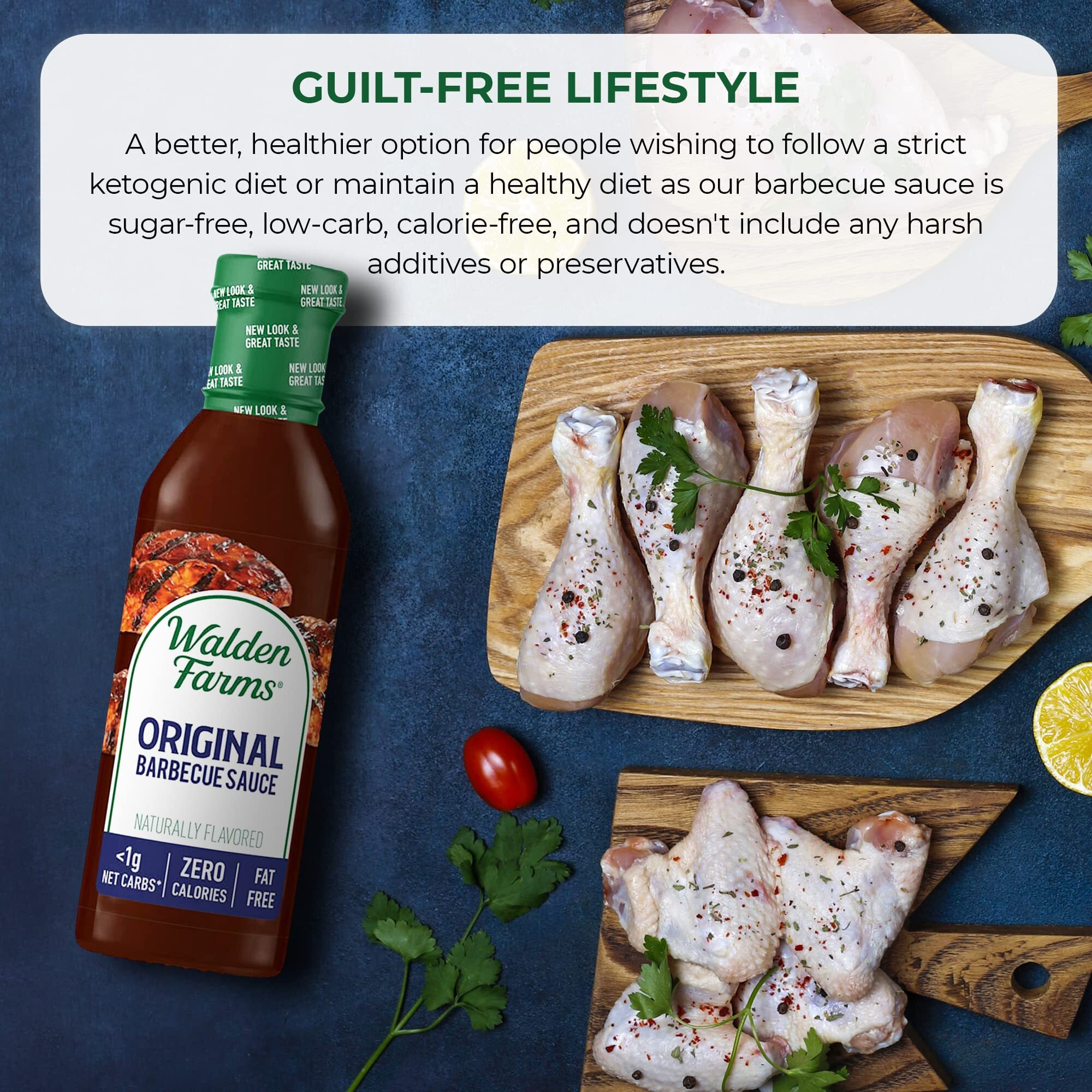 Walden Farms Calorie Free Barbecue Sauce Original - 12 Fl Oz