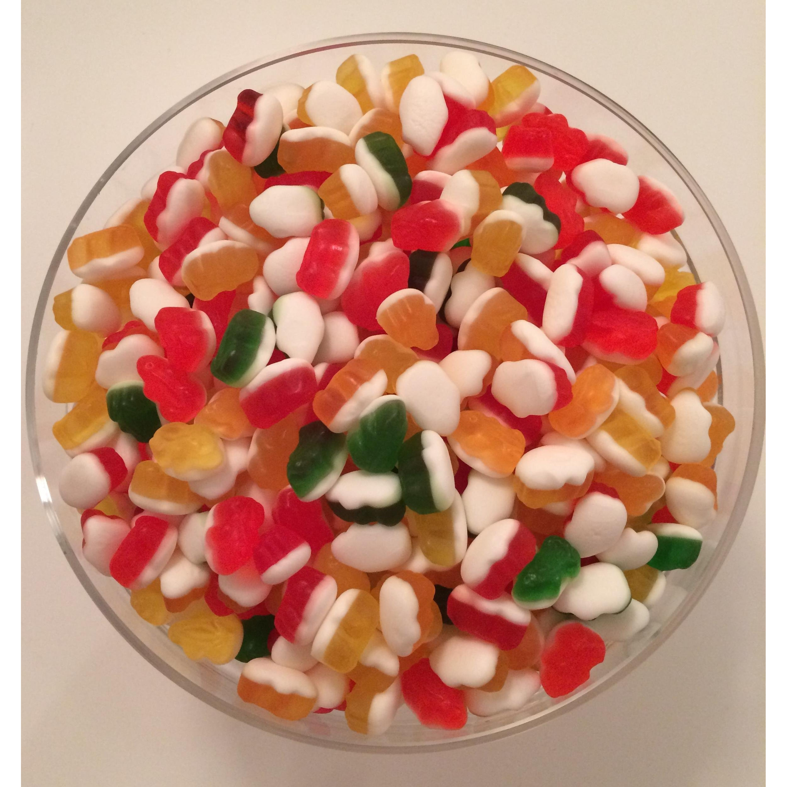 Haribo Gummi Candy, Mini Rainbow Frogs, 5 Oz. Bag (Pack Of 12)
