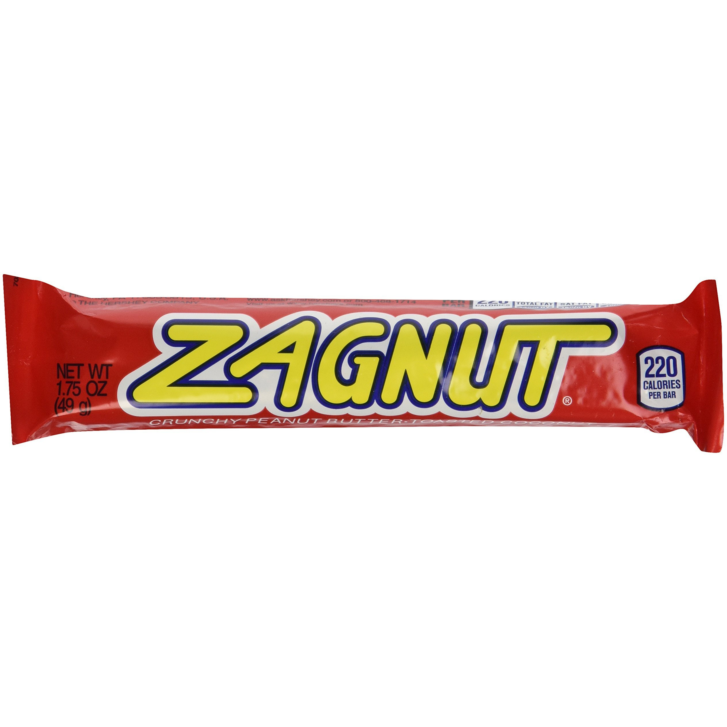 Zagnut Bar, 1.75 Oz, 18 Count