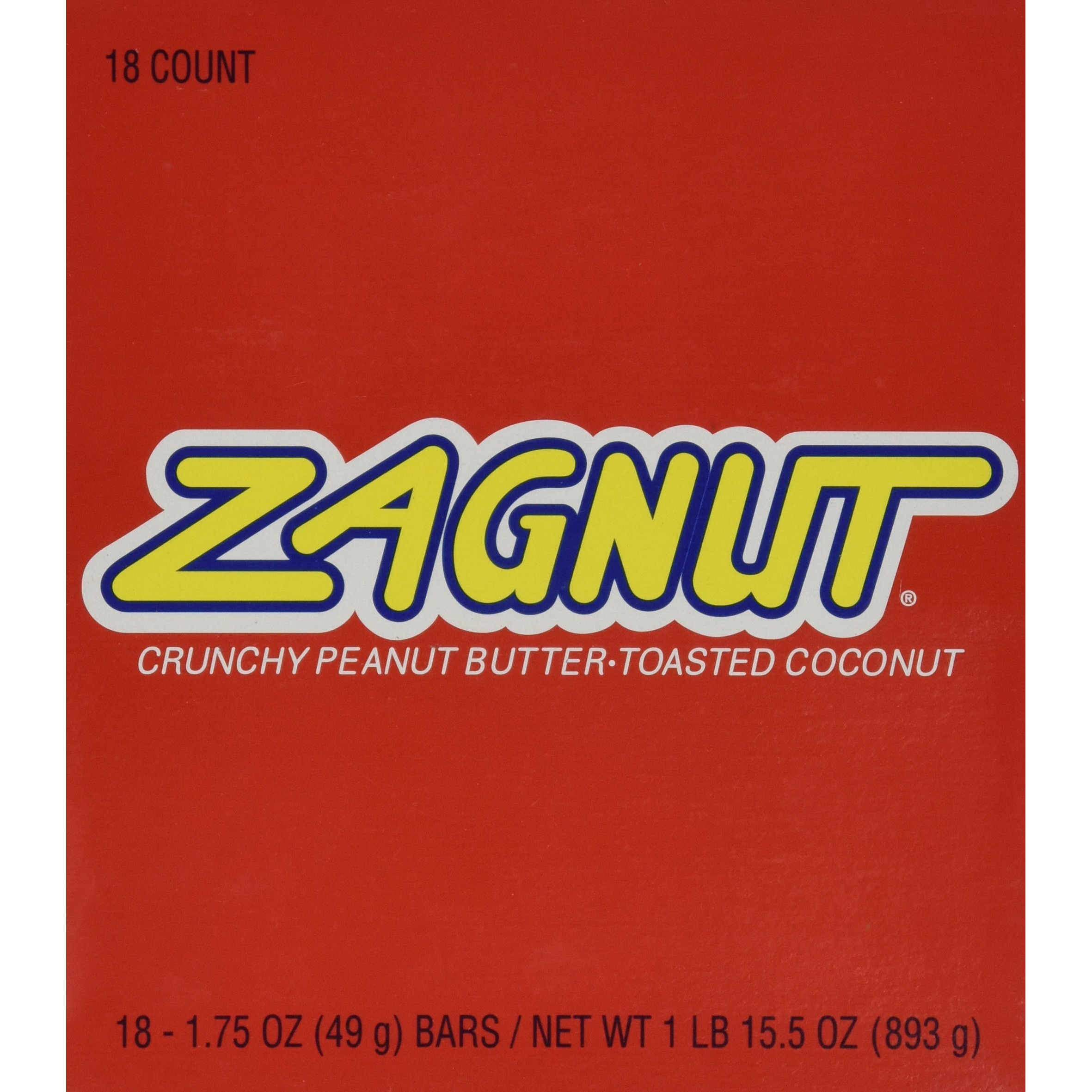 Zagnut Bar, 1.75 Oz, 18 Count