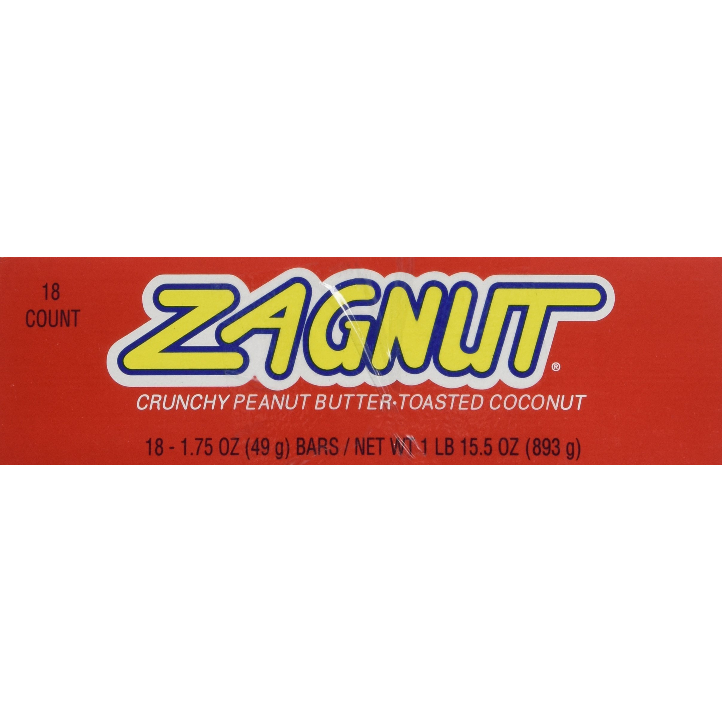Zagnut Bar, 1.75 Oz, 18 Count