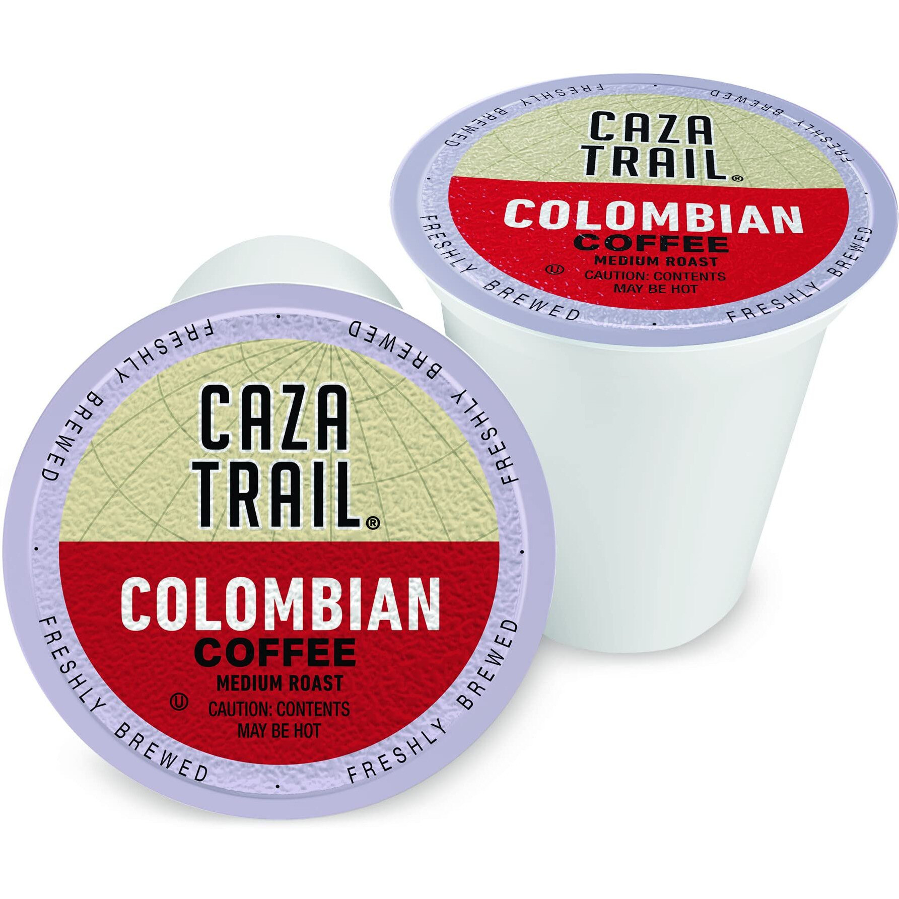 Caza Trail Coffee Pods, Colombian, Single Serve (Pack Of 100) (Packaging May Vary)
