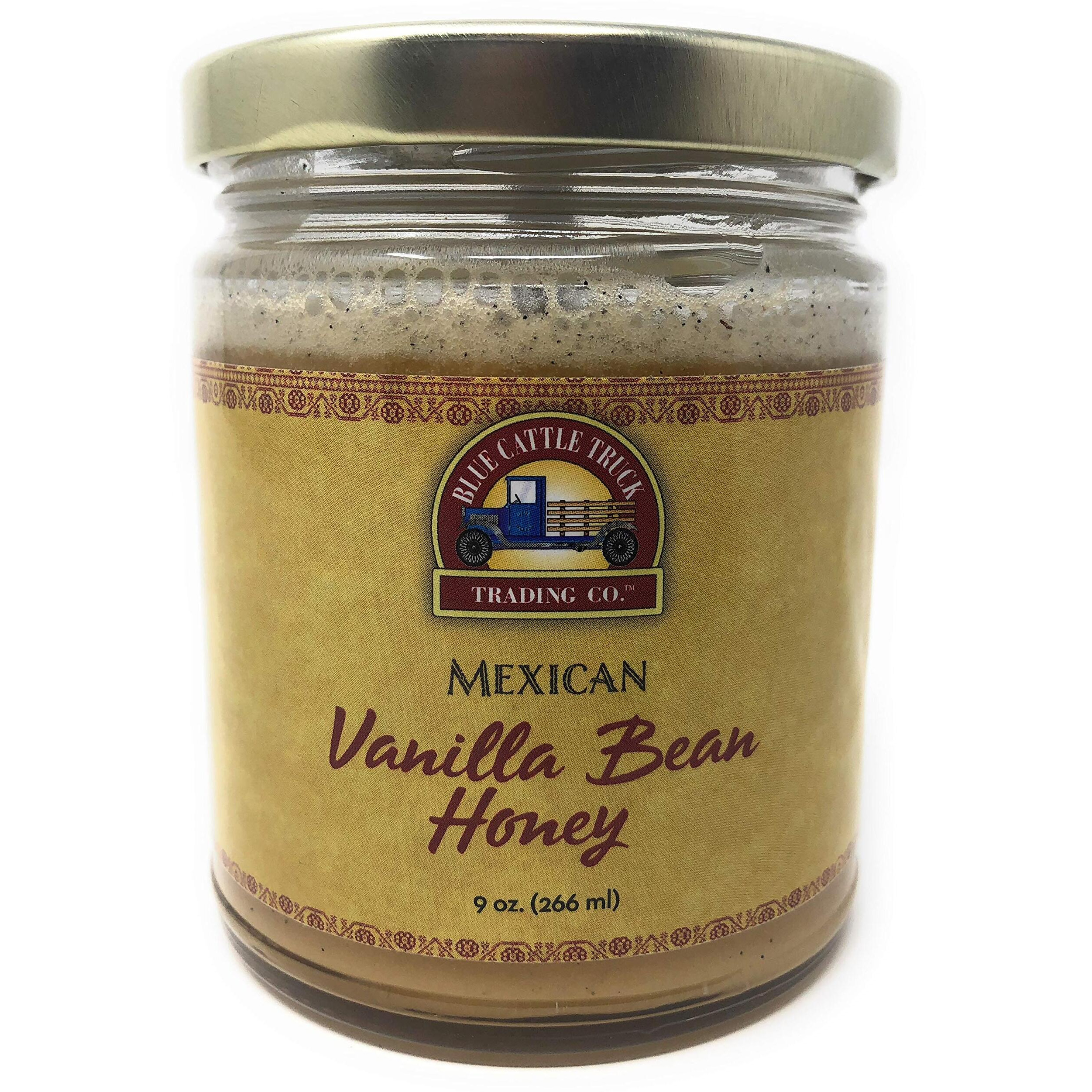 Blue Cattle Trucking Co. Gourmet Mexican Vanilla Bean Honey, 9 Ounce