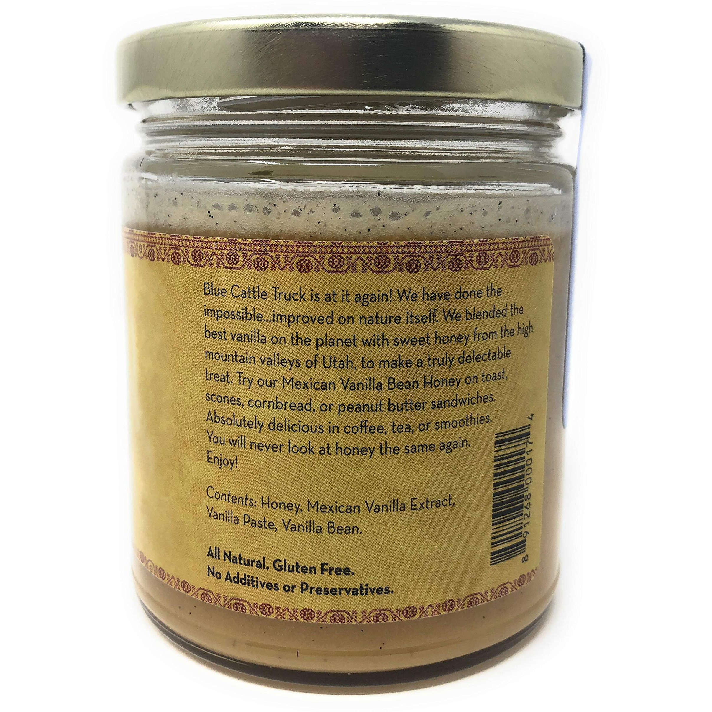 Blue Cattle Trucking Co. Gourmet Mexican Vanilla Bean Honey, 9 Ounce