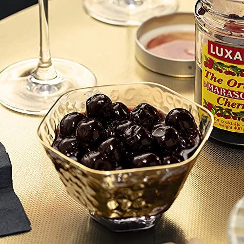 Luxardo Gourmet Cocktail Maraschino Cherries | For Old Fashioned, Manhattan And Desserts | Packed In Special Protective Bubble | Approximately 65 Cherries Per 400G Jar. [Pack Of 2]