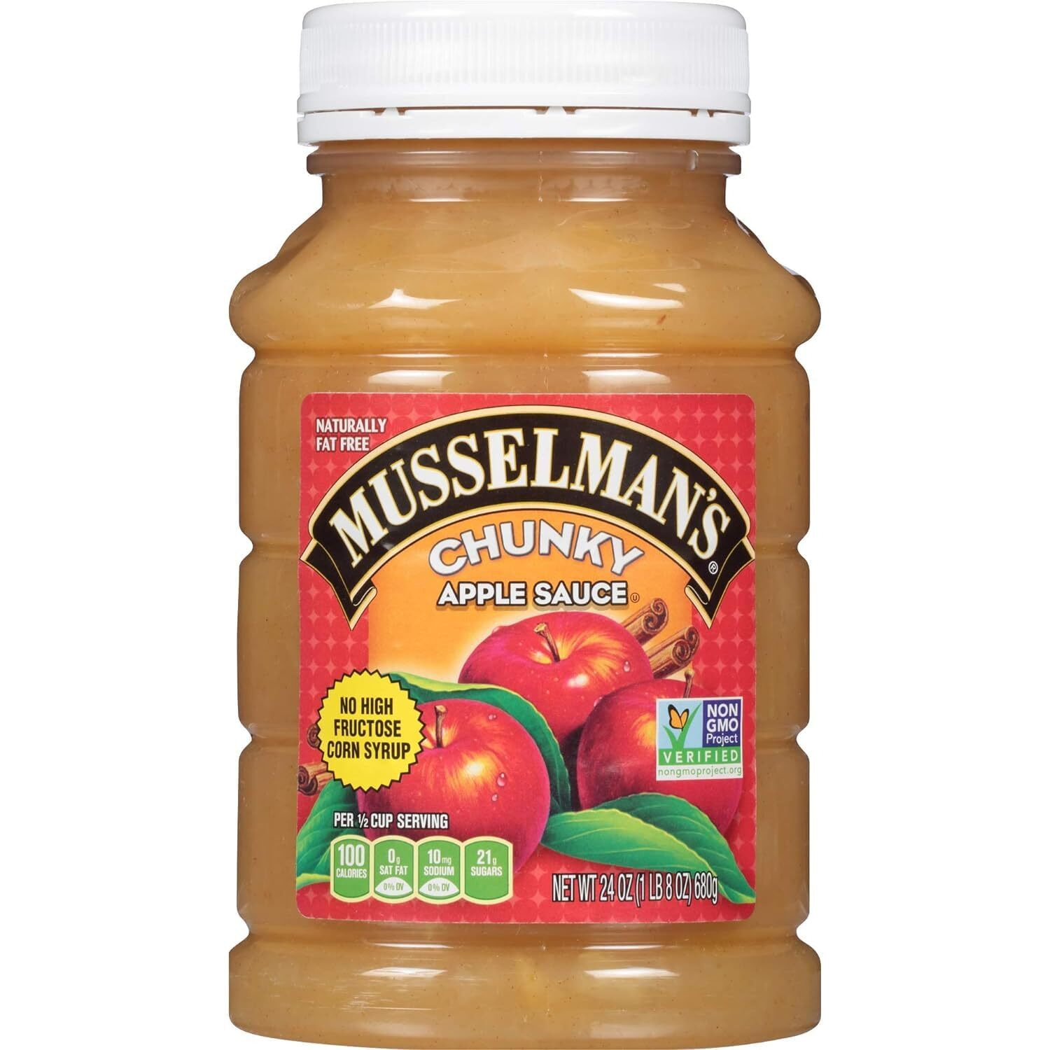 Musselman's Chunky Apple Sauce (Pack Of 2) 24 Oz Jars