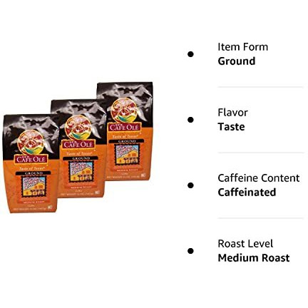 Heb Cafe Ole Ground Coffee 12Oz Bag (Pack Of 3) (Taste Of San Antonio)