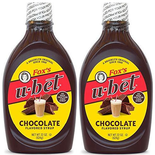 Fox's U-Bet Original Chocolate Flavor Syrup, 22 Ounce (Pack Of 2)