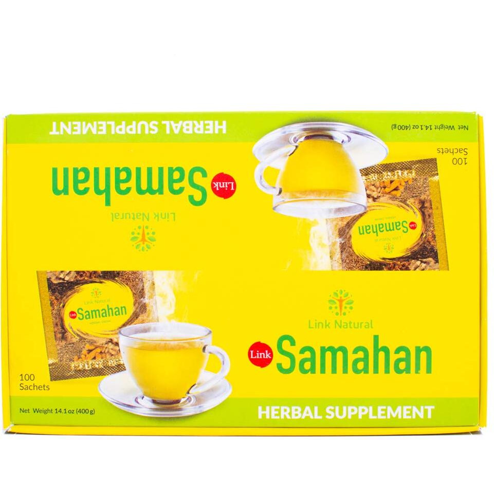 100 Link Samahan Ayurvedic Herbal Tea Packets Sri Lankan