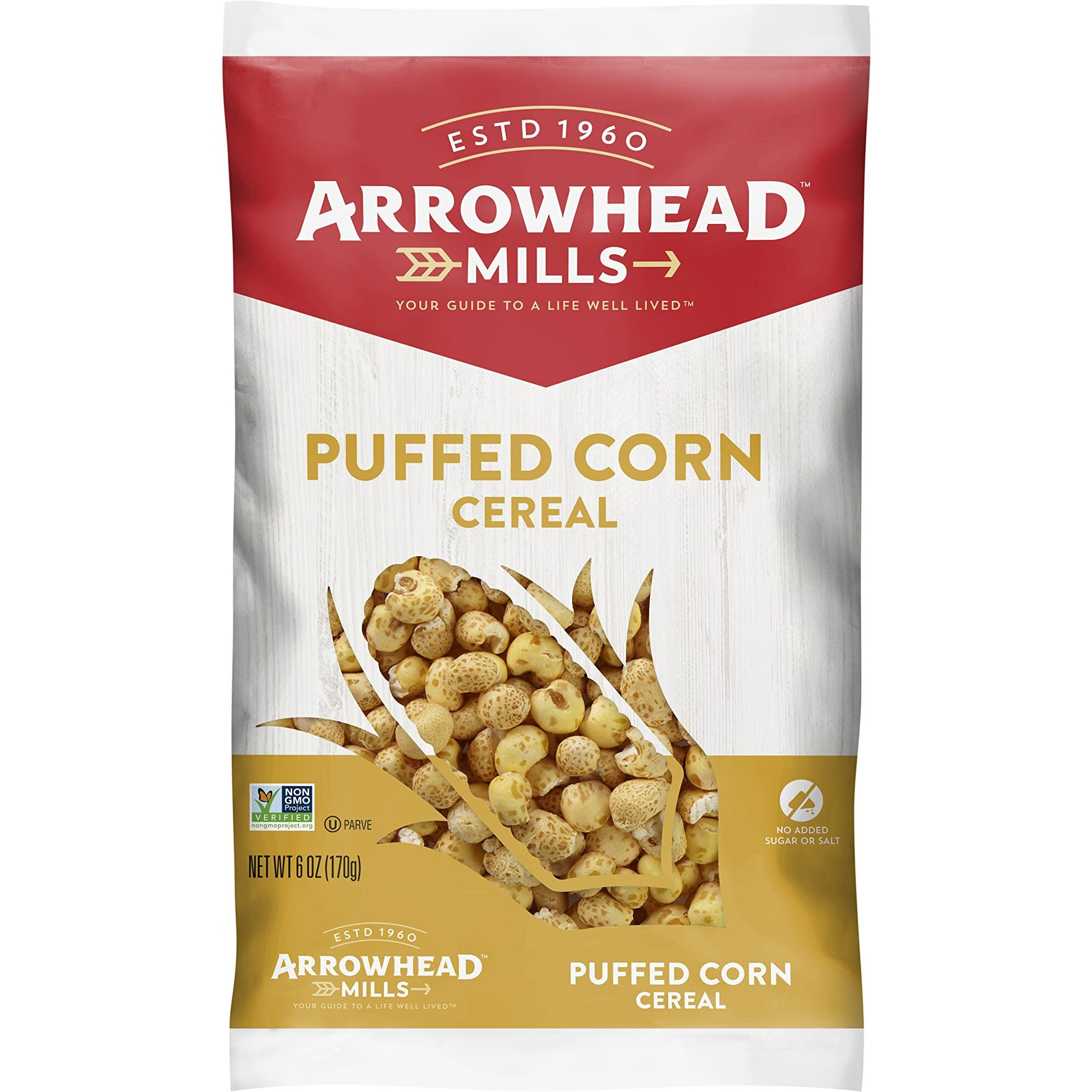 Arrowhead Mills Puffed Corn Cereal, 6 Oz