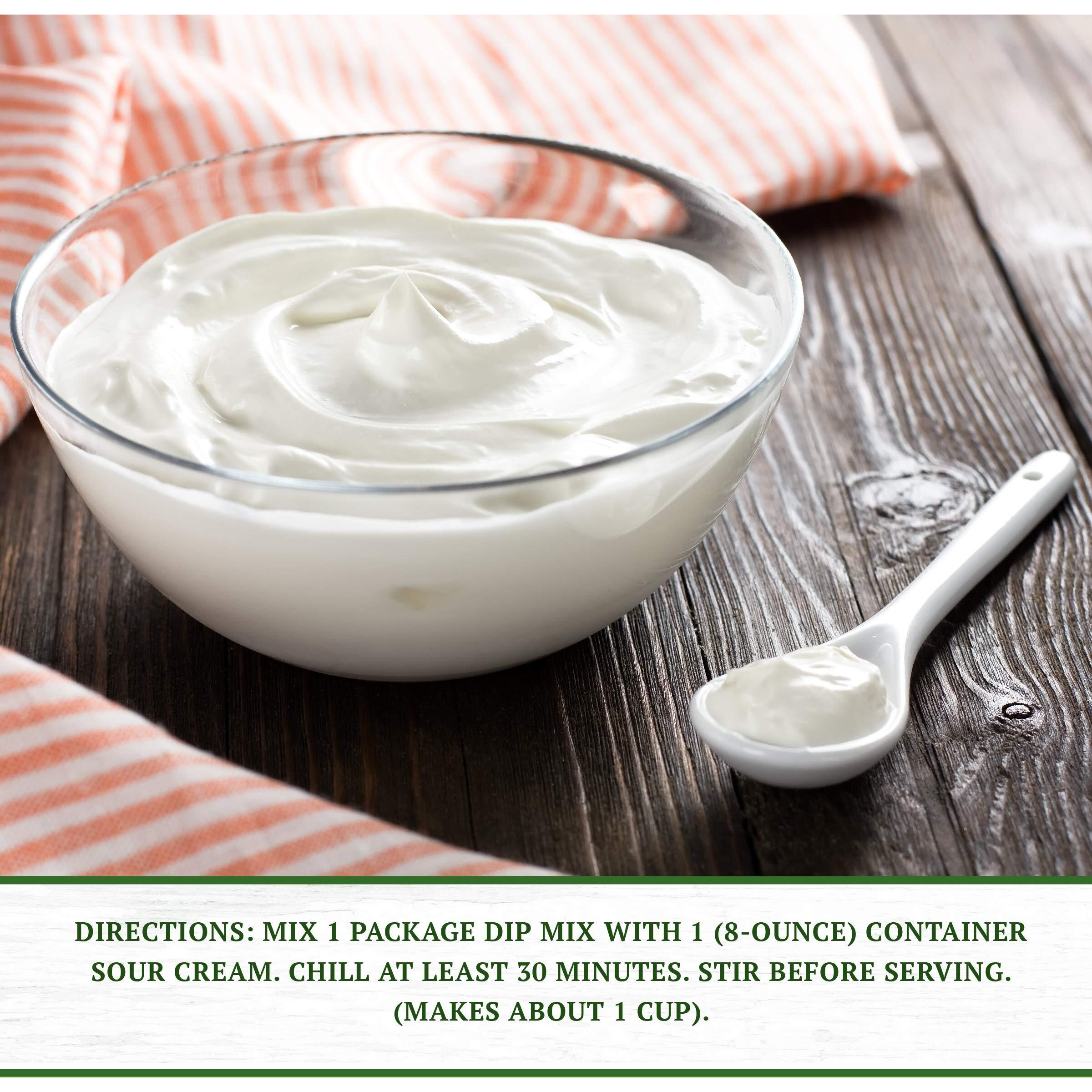 Laura Scudders Green Onion Dry Dip Mix And Seasoning - Great For Vegetables, Chips, Sauces And Seasoning (4-2)