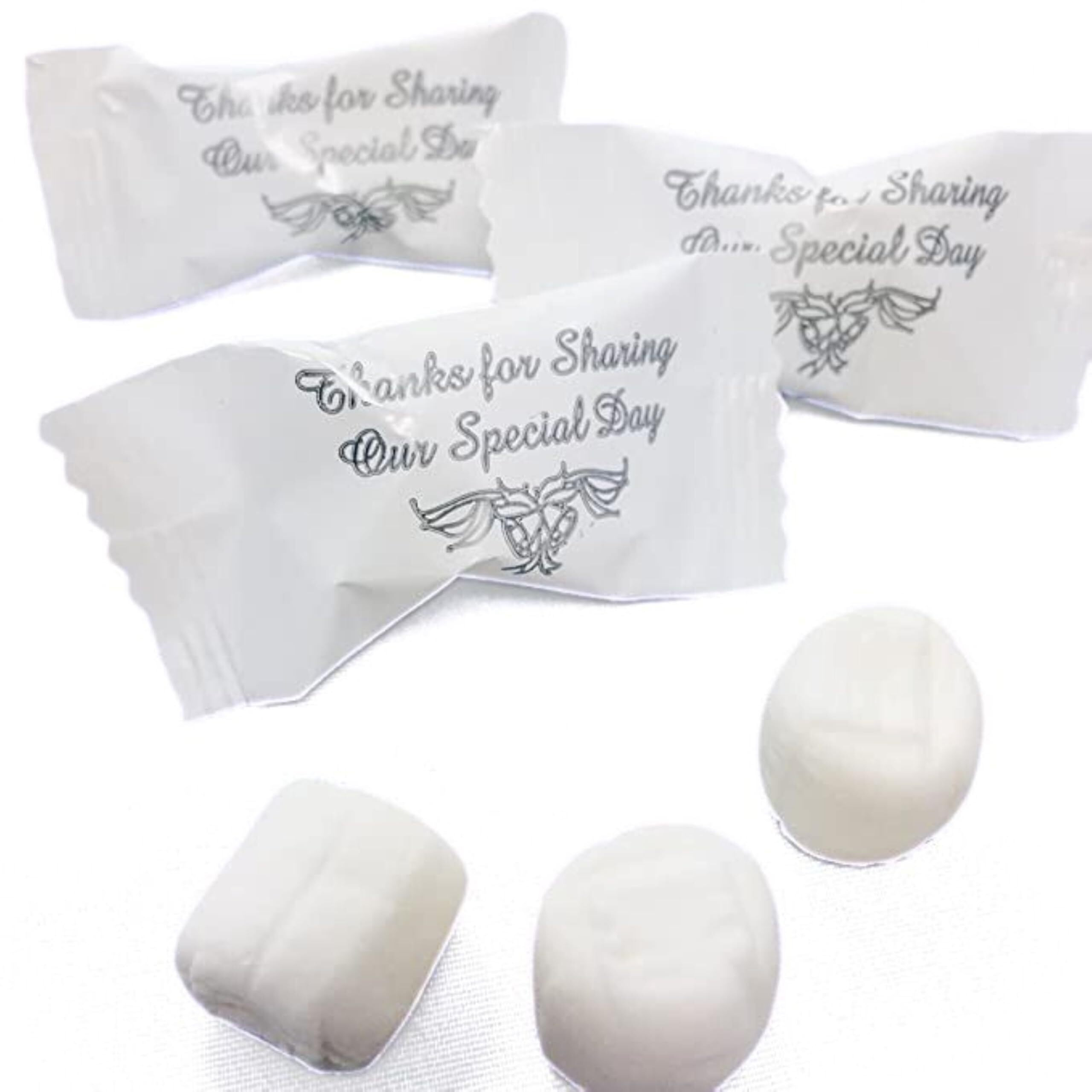 Candy Envy - Wedding Wrapped Buttermints - 13 Oz. Bag - 100 Indiv. Wrapped Mints - Wedding, Special Day