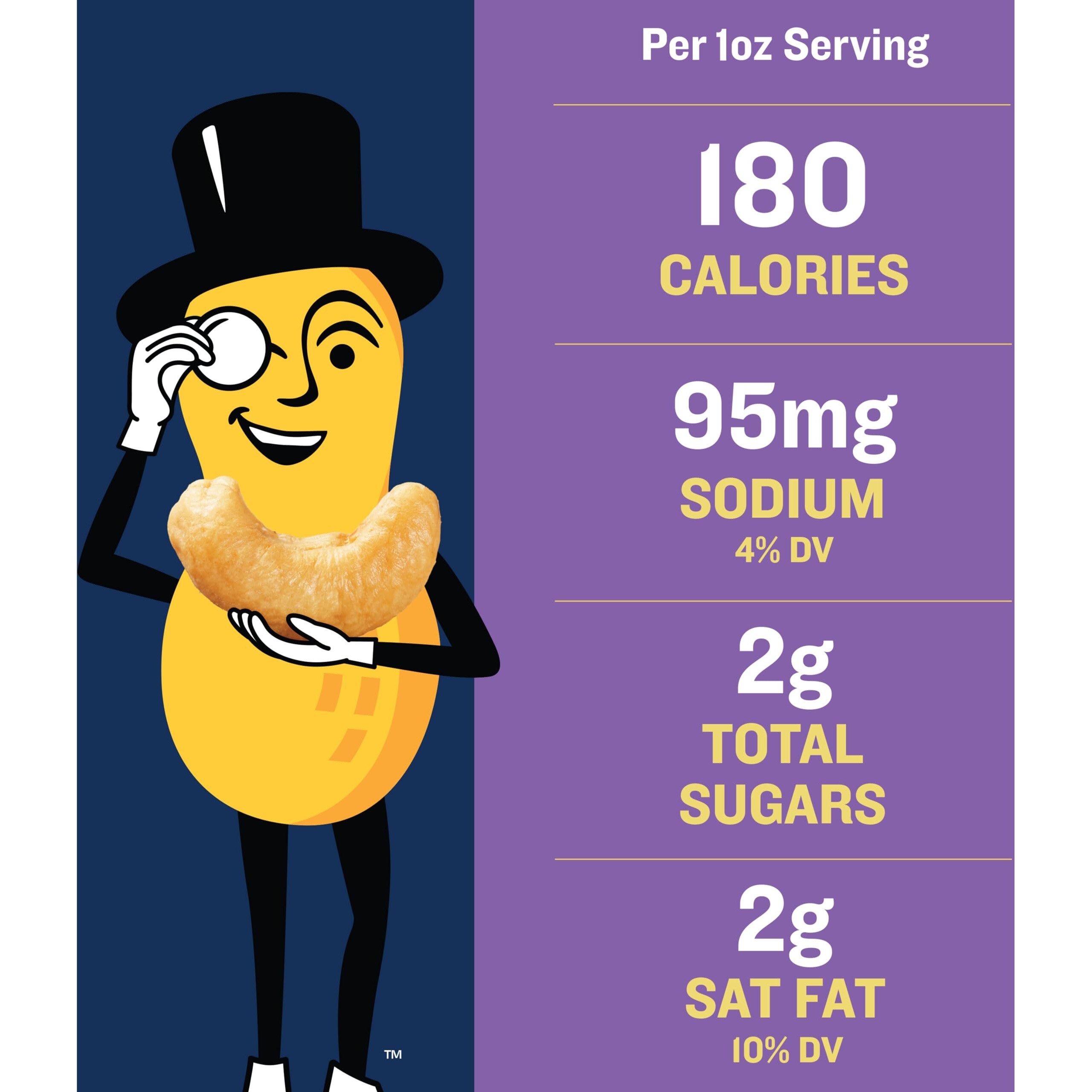 Planters Deluxe Mixed Nuts, Cashews, Almonds, Pecans, Pistachios, Hazelnuts, Roasted With Sea Salt, Party Snacks, Plant-Based Protein, Quick Snack For Adults, After School Snack, 27Oz Container