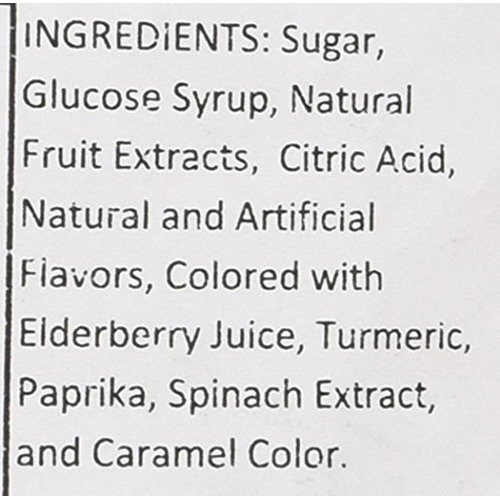 Chipurnoi Glitterati Fruit & Berry Medley Miniature Hard Candies (Sugar) 1Lb