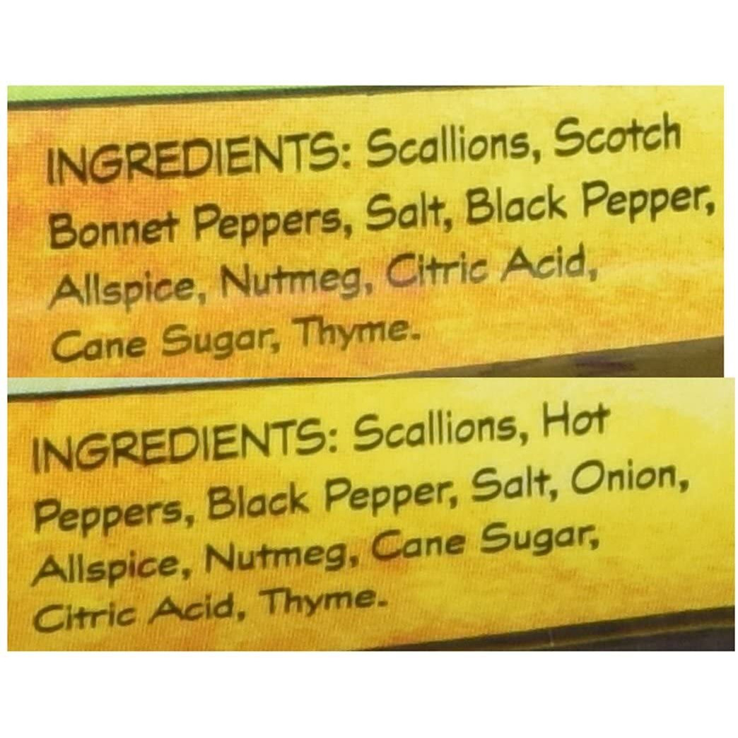 Walkerswood Jamaican Jerk Seasoning Mixed Pack - 10 Oz Each Mild, Hot & Spicy