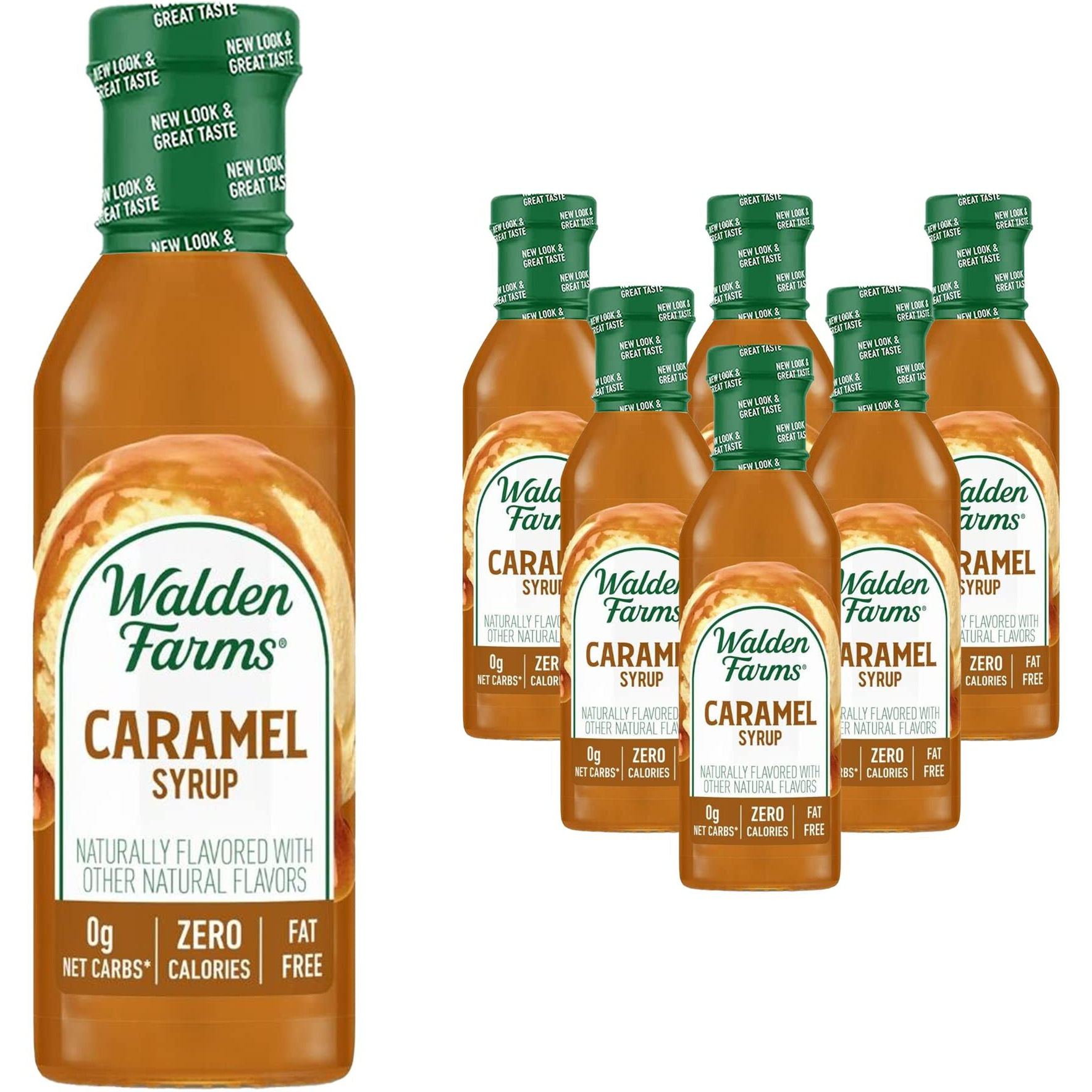 Walden Farm Near Zero Caramel Syrup 340G (Pack Of 6)