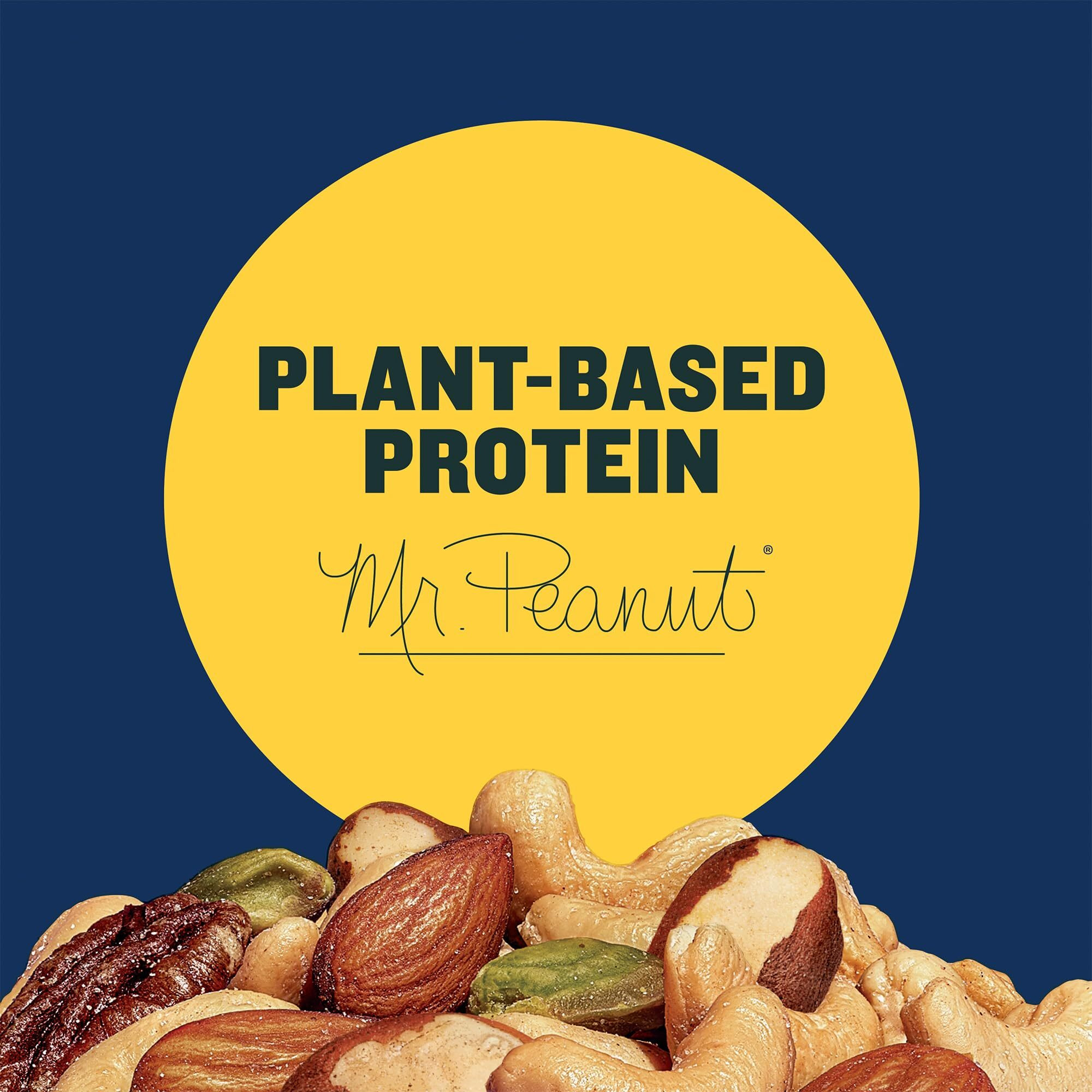 Planters Deluxe Unsalted Mixed Nuts, Party Snacks, Plant-Based Protein, 15.25 Oz Canister