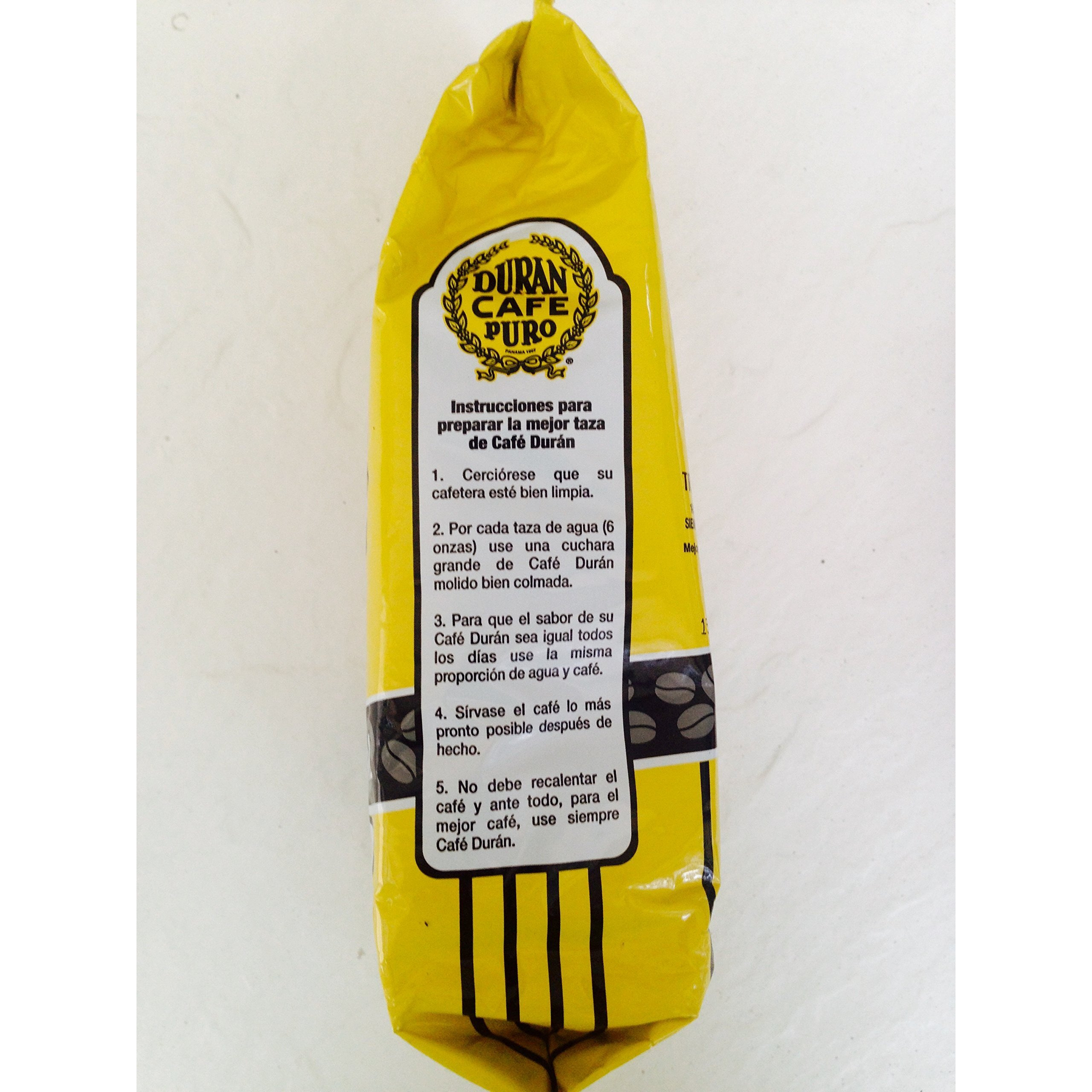 Cafe Duran Tradicional Regular - Panama Coffee Ground 1 Pound