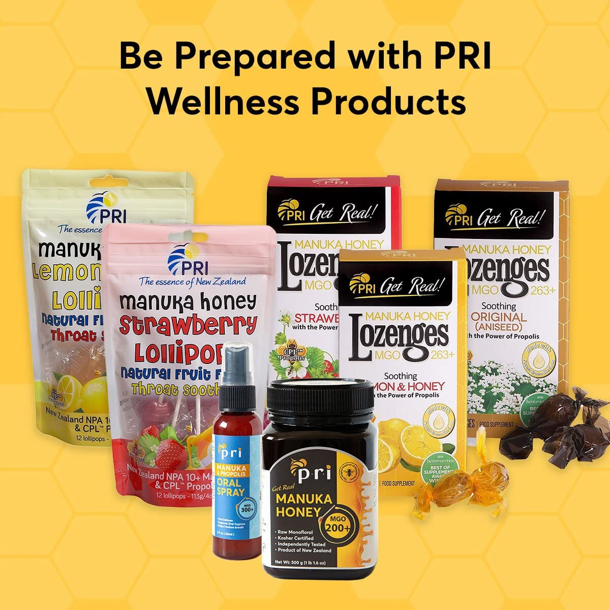 Pri Manuka Honey, Mgo 100+ New Zealand Raw Monofloral Manuka Honey, 500G