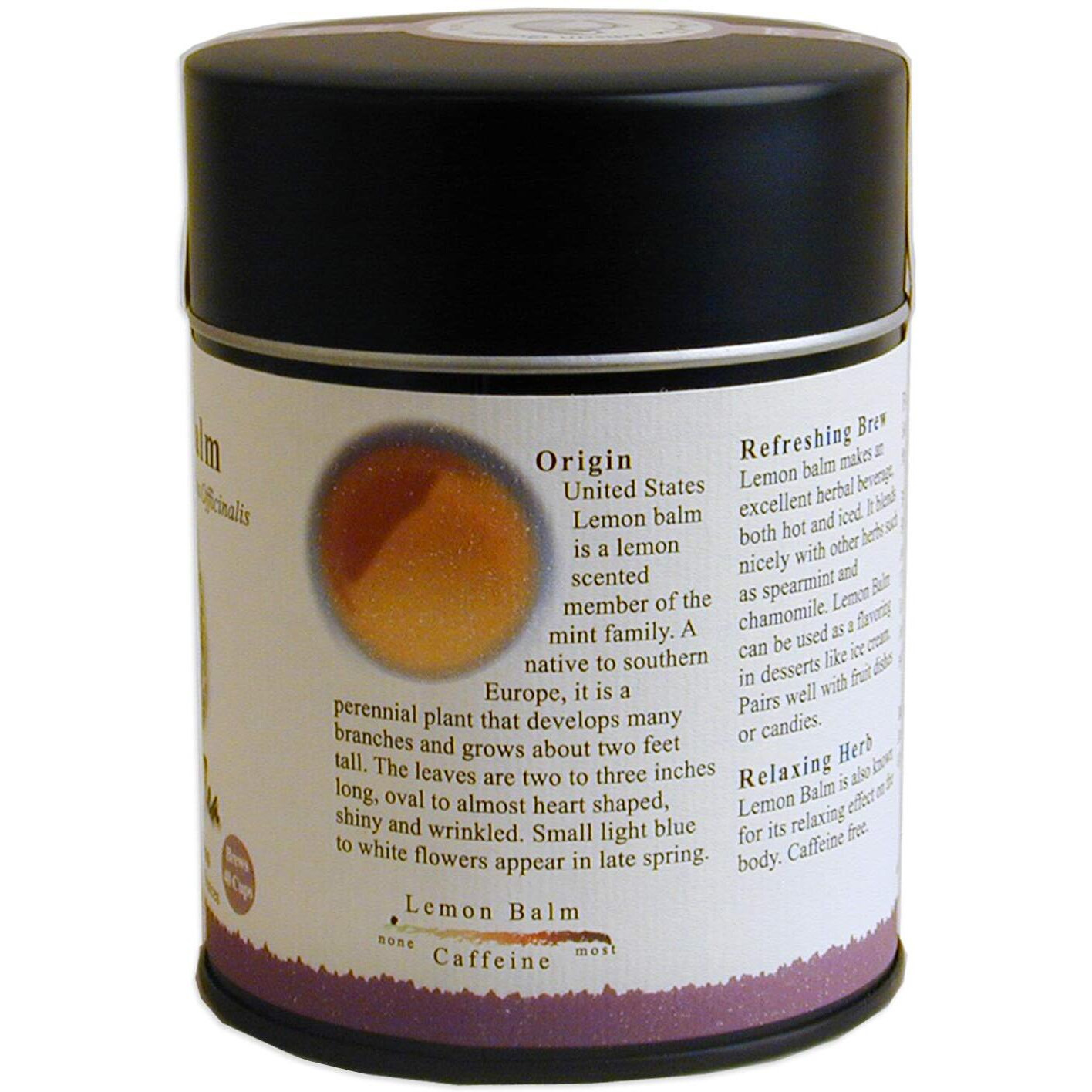 The Tao Of Tea, Lemon Balm Herbal Tea, Loose Leaf, 2.0 Ounce Tin
