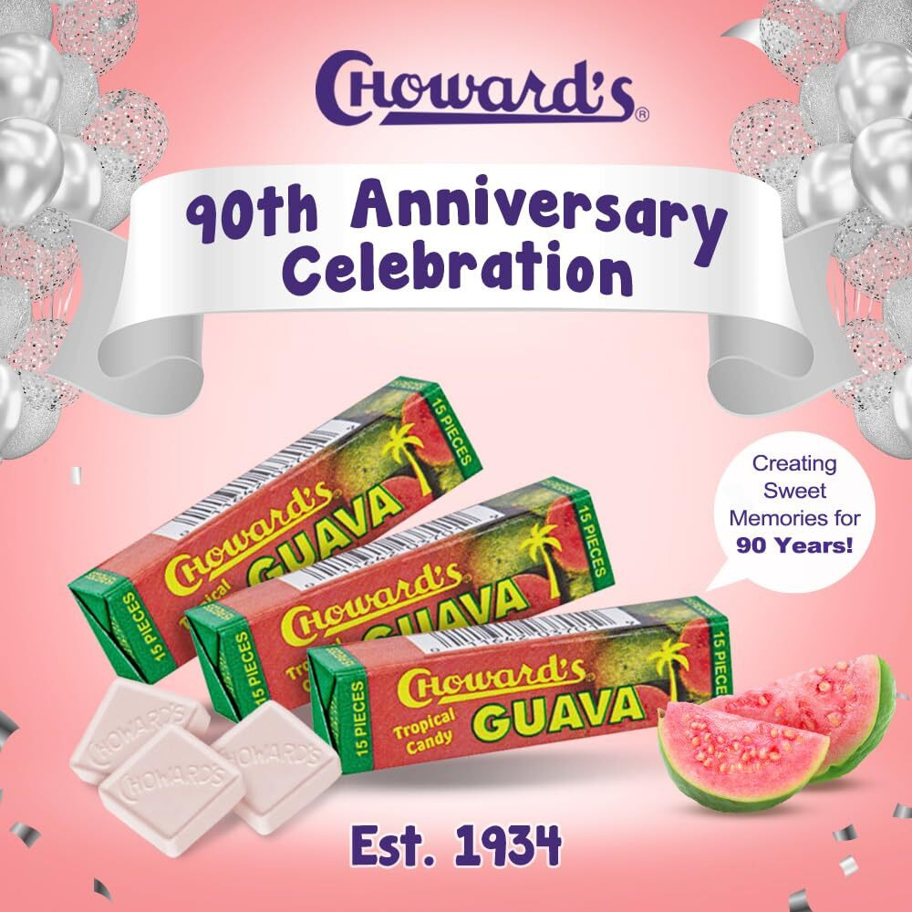 Choward's Guava Tropical Candy (24 Pack)