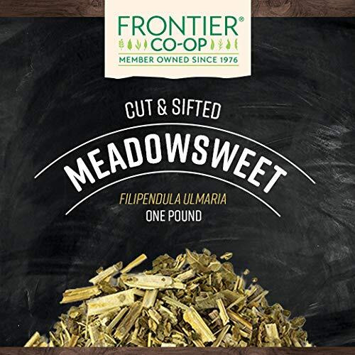 Frontier Co-Op Meadowsweet Herb, Cut & Sifted, 1Lb Bulk Bag - 100% Natural Dried Herb - Ideal For Meadowsweet Tea & Herbal Uses, Kosher Certified