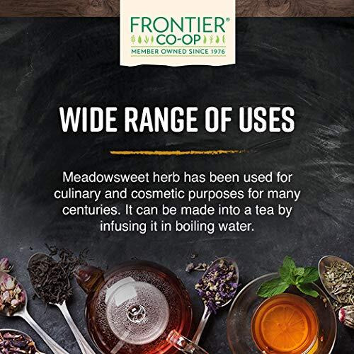 Frontier Co-Op Meadowsweet Herb, Cut & Sifted, 1Lb Bulk Bag - 100% Natural Dried Herb - Ideal For Meadowsweet Tea & Herbal Uses, Kosher Certified