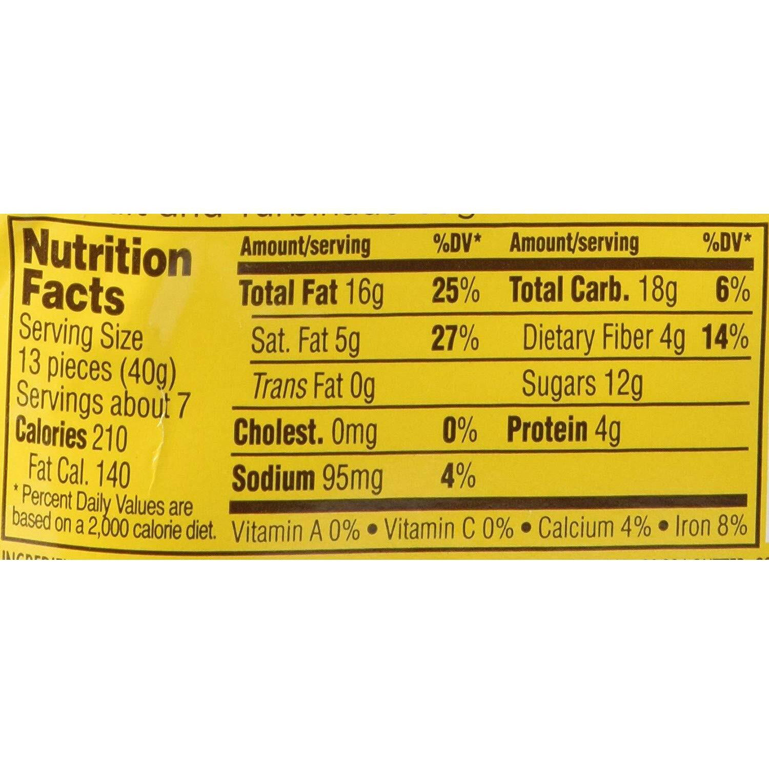 Trader Joe's Sea Salt & Turbinado Sugar Dark Chocolate Almonds (Pack Of 2)