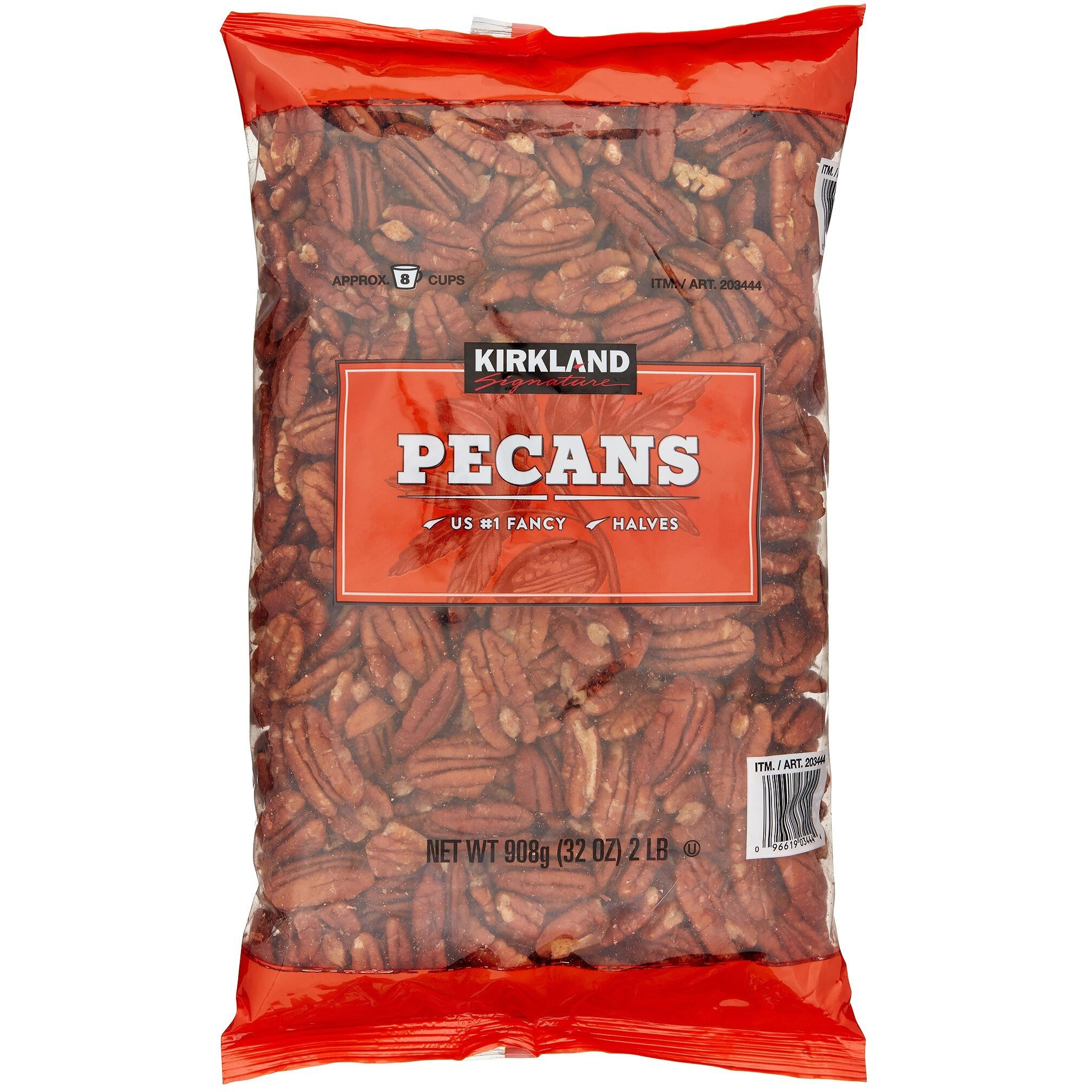Kirkland Signature Pecan Halves, 32 Ounce (Zy-Ghm-20200909-2-39)