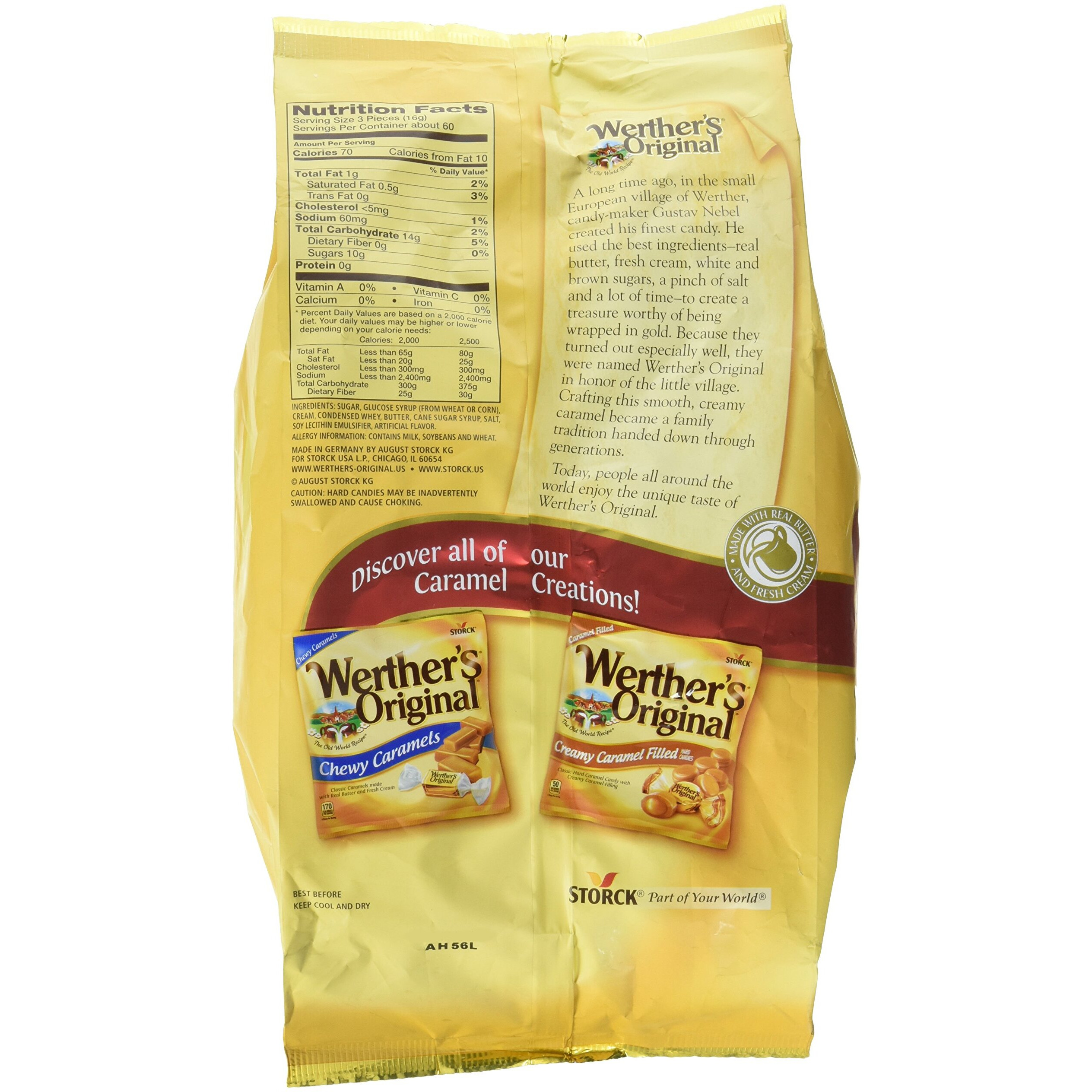 Werther's Original Hard, 34.0 Oz Bag
