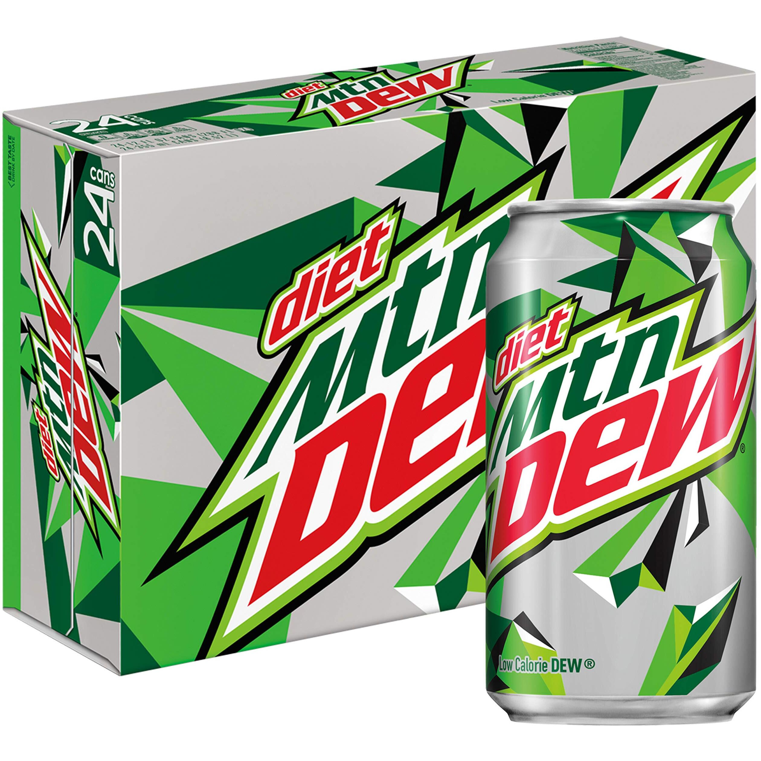 Diet Mountain Dew Soda, 12Oz Cans (24 Pack)