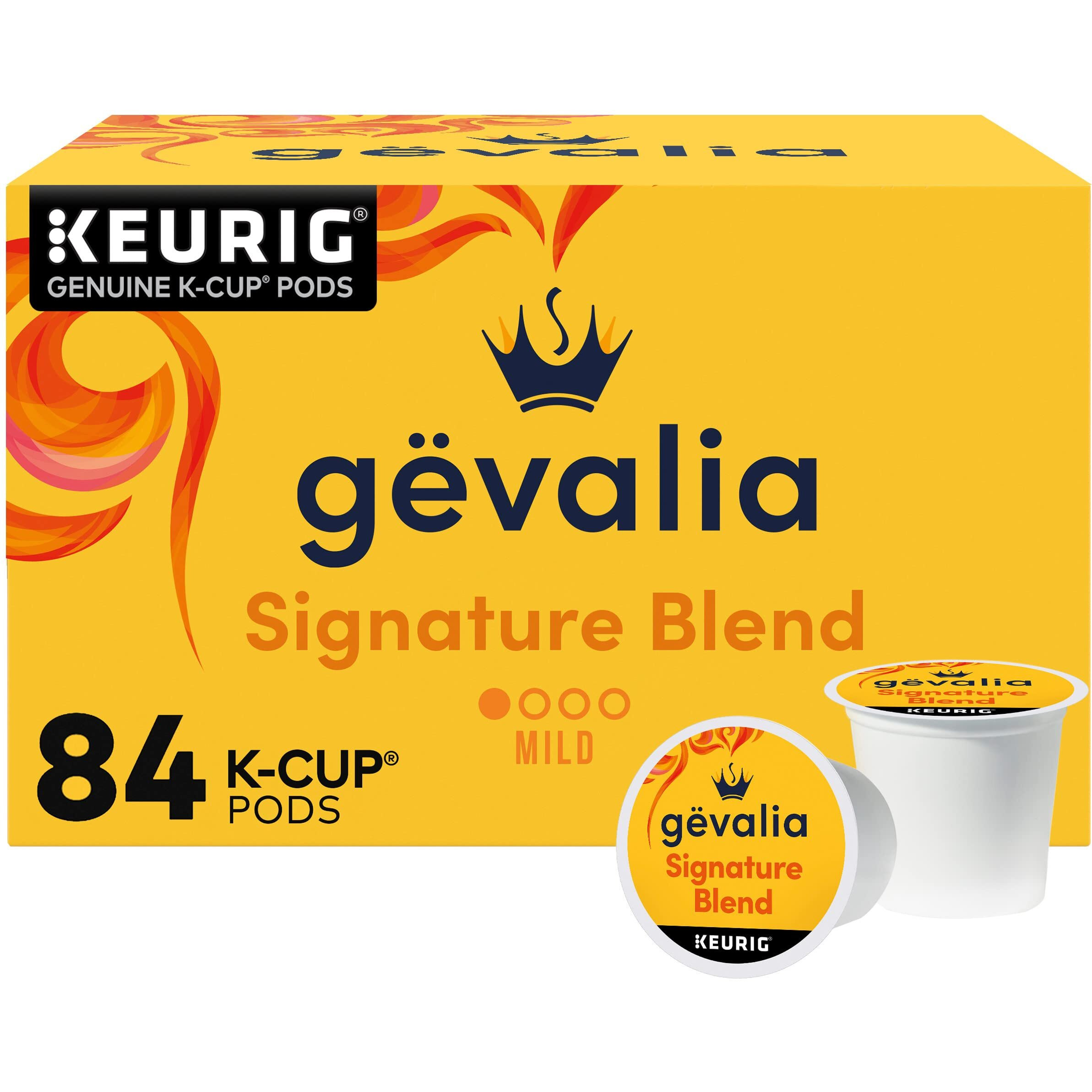Gevalia Signature Blend Mild Light Roast K-Cup Coffee Pods (84 Ct Box)