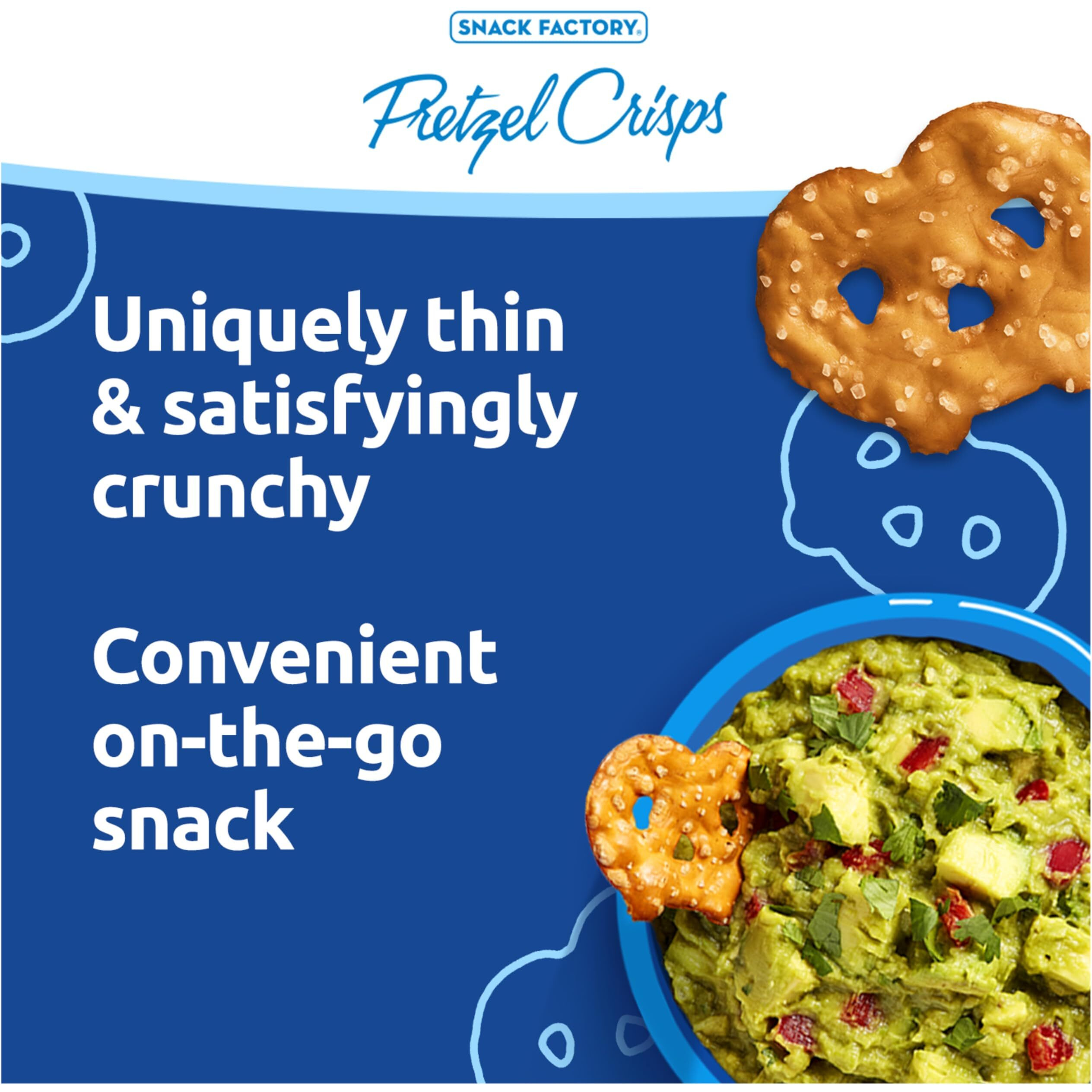 Snack Factory Pretzel Crisps Variety Pack, Individual 1.5 Ounce (Pack Of 24)