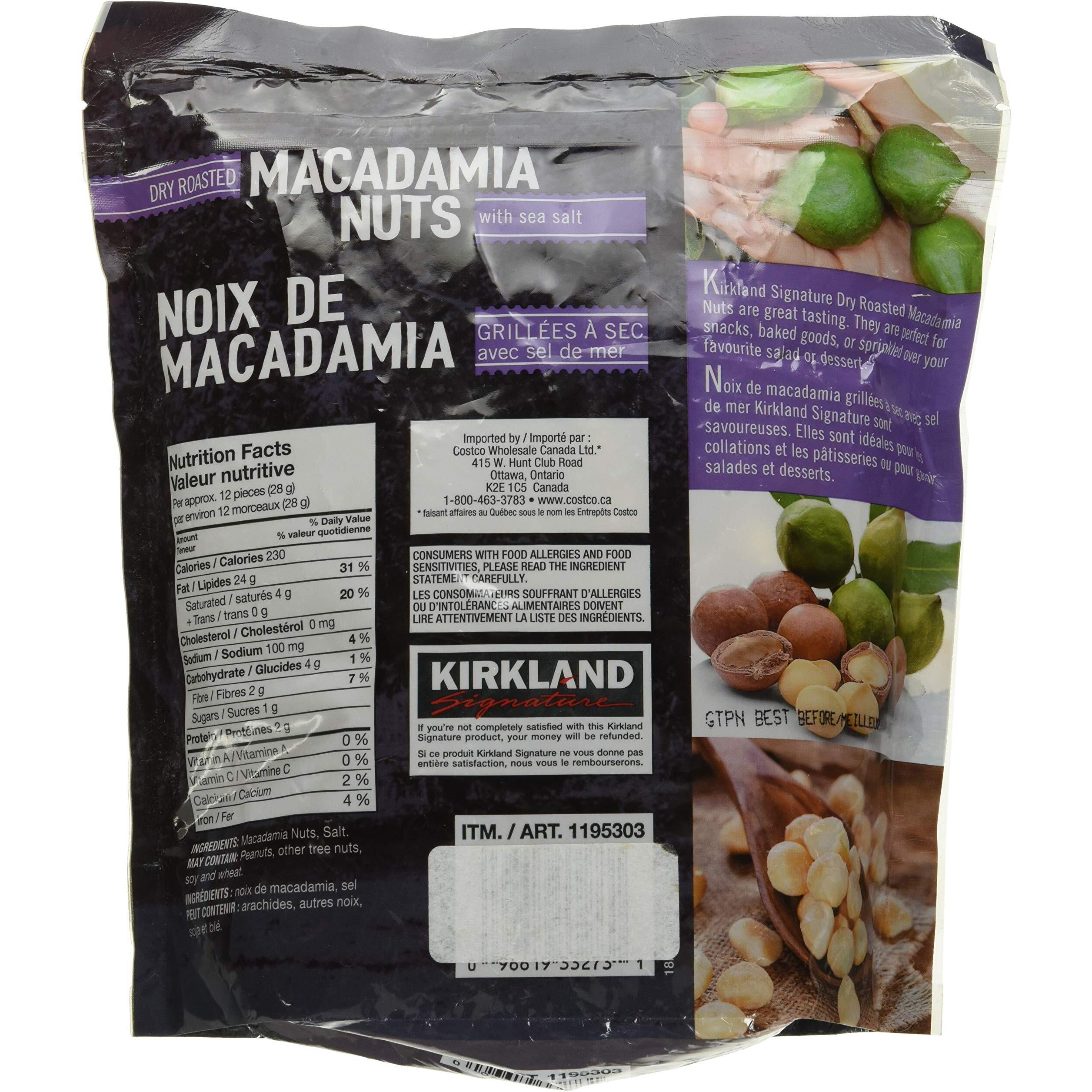 Kirkland Signature Roasted Macadamia Nuts (Net Wt 24 Ounce ),