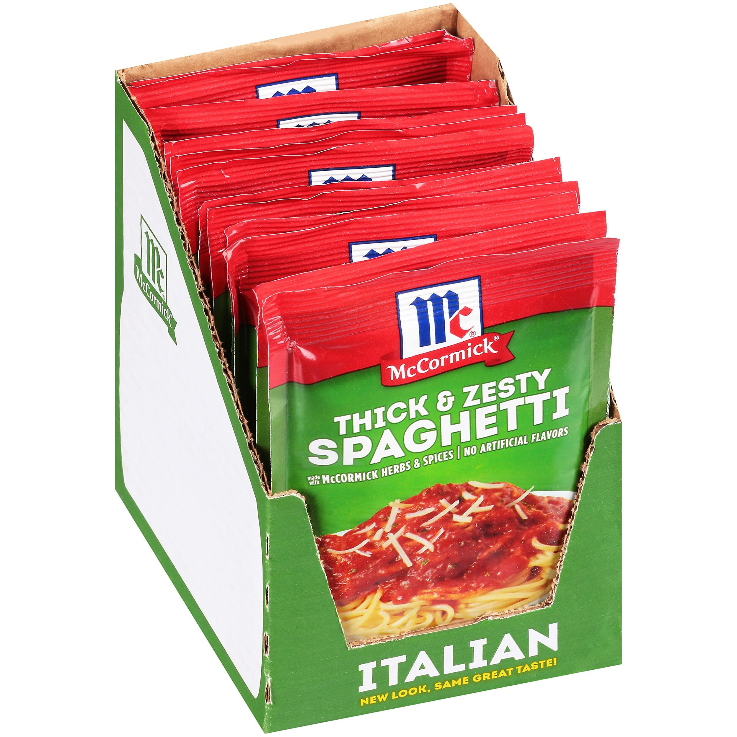 Mccormick Thick & Zesty Spaghetti Sauce Mix, 1.37 Oz (Pack Of 12)