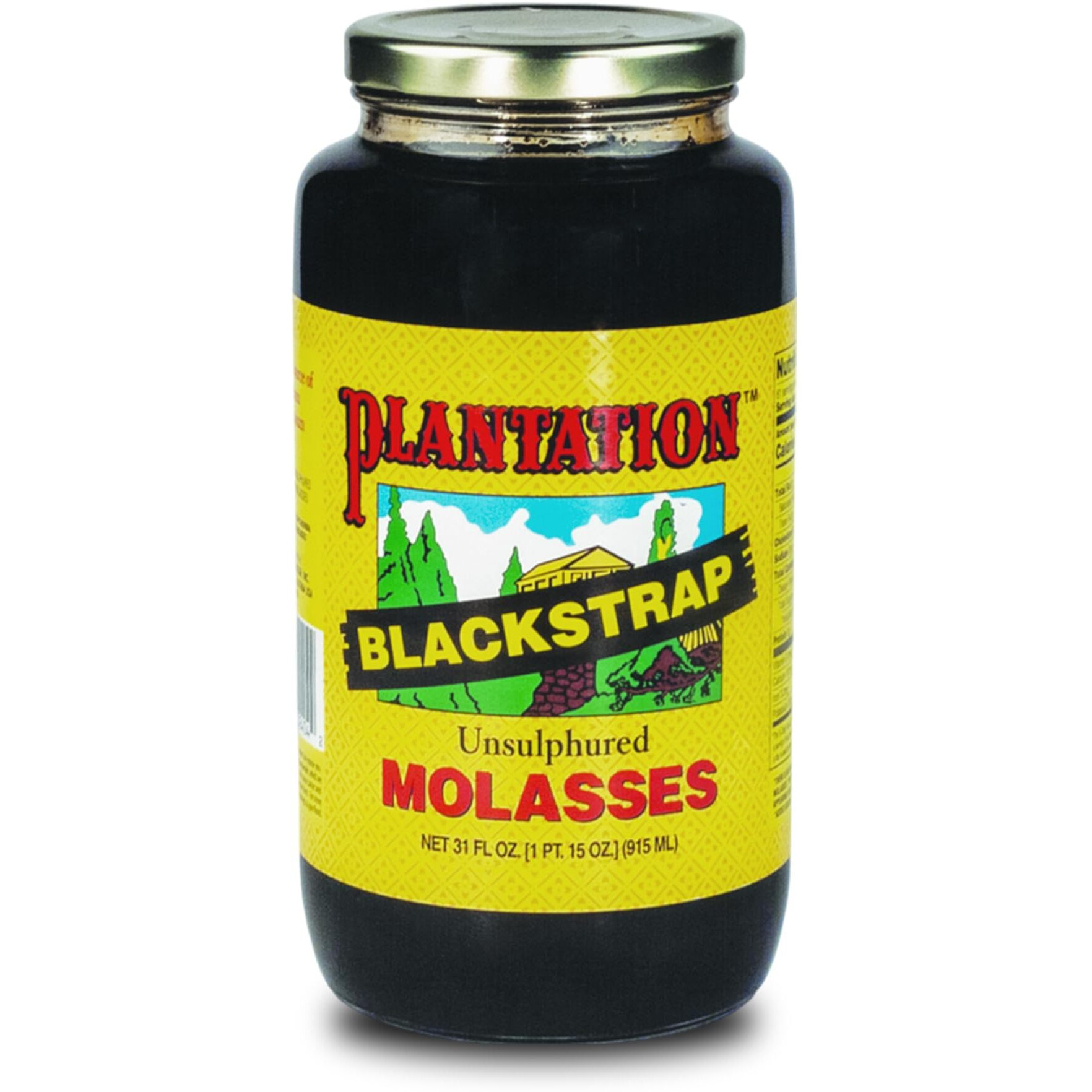Plantation Blackstrap Molasses, Unsulfured, 31 Oz