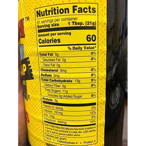 Plantation Blackstrap Molasses, Unsulfured, 31 Oz