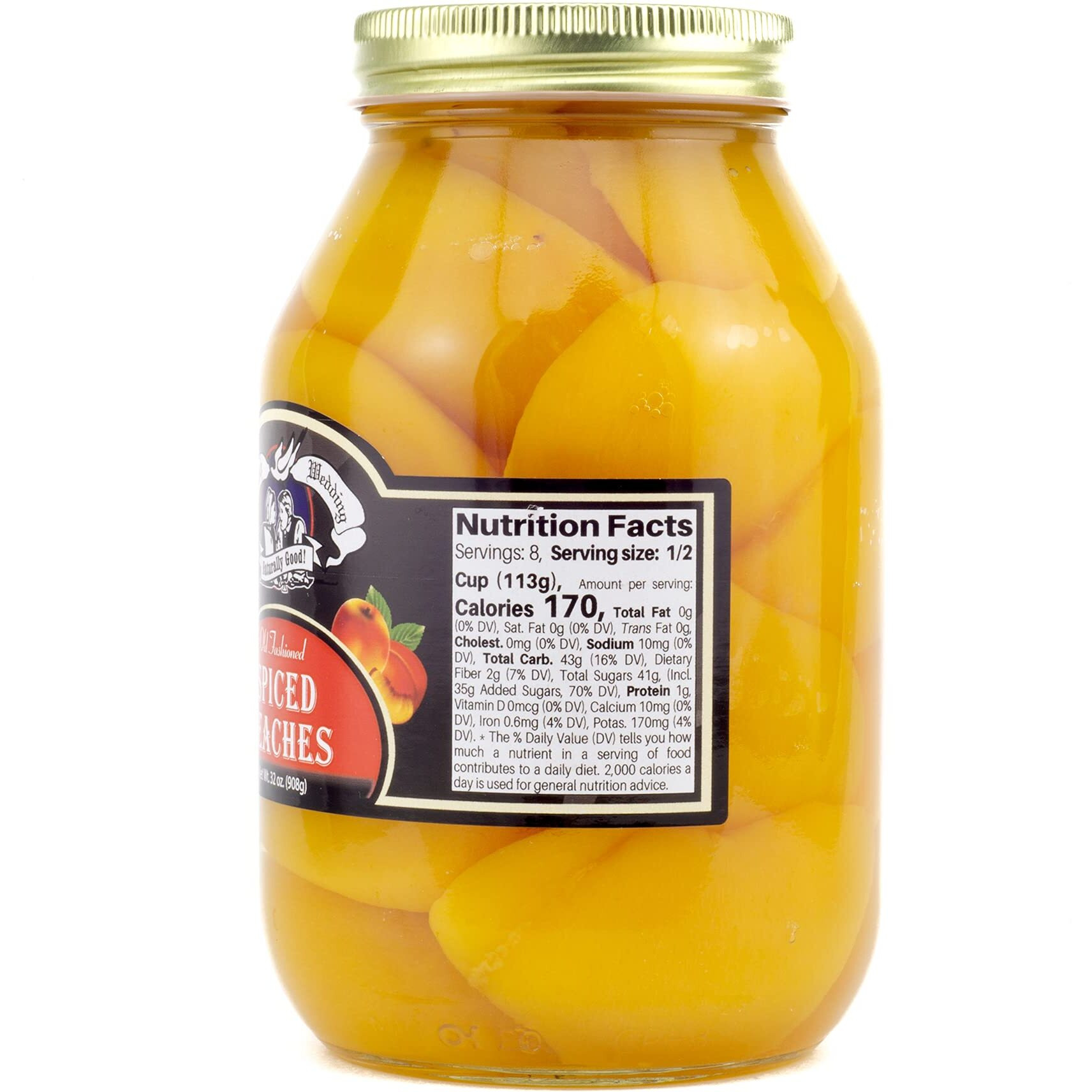 Amish Wedding Spiced Peach Halves 32Oz