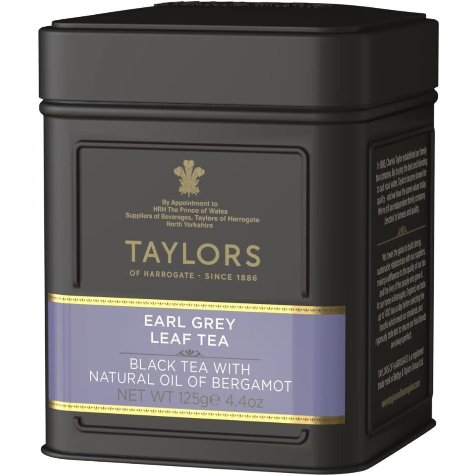 Taylors Of Harrogate Earl Grey Loose Leaf, 4.41 Ounce Tin