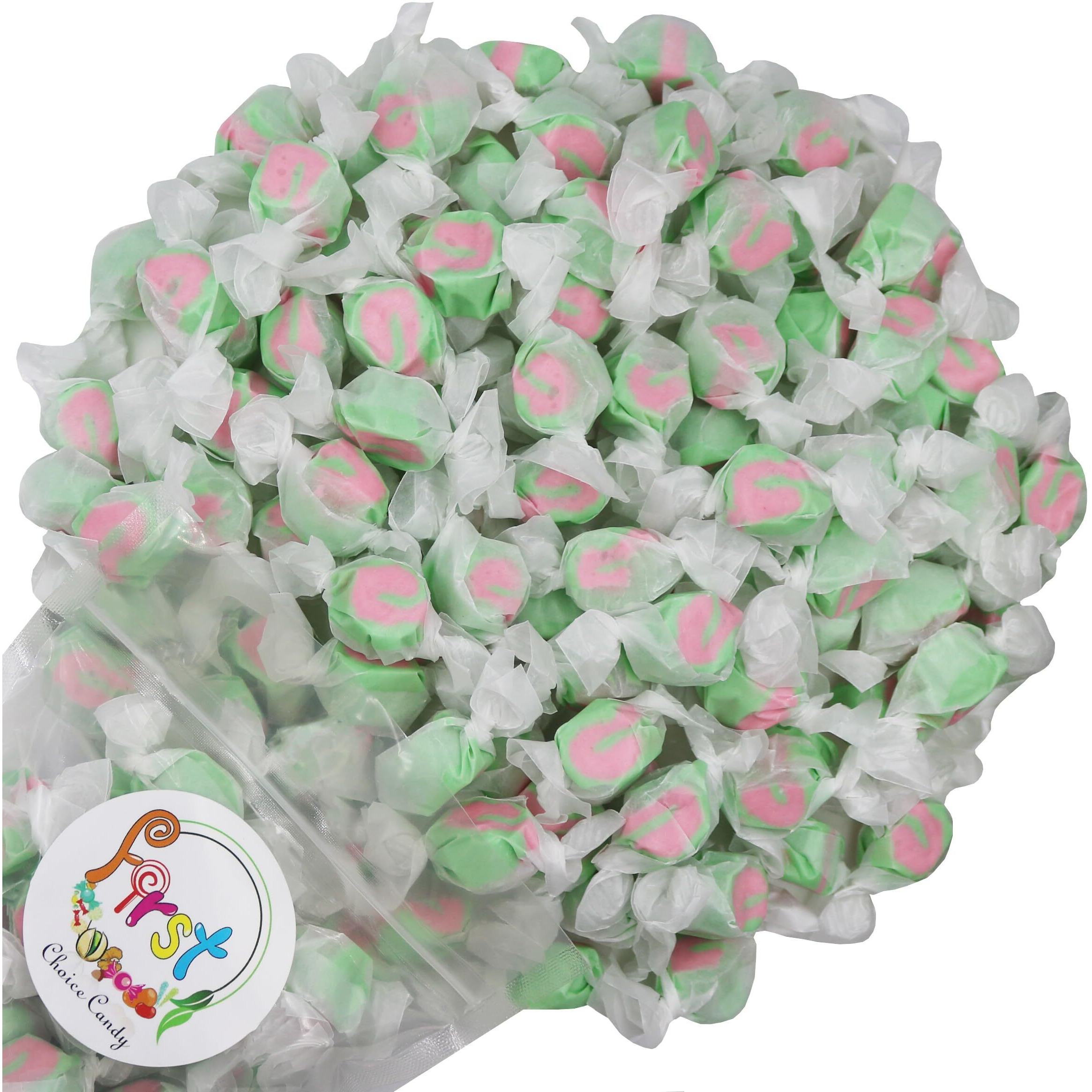 All Flavor Gourmet Saltwater Taffy (Watermelon, 1 Lb)