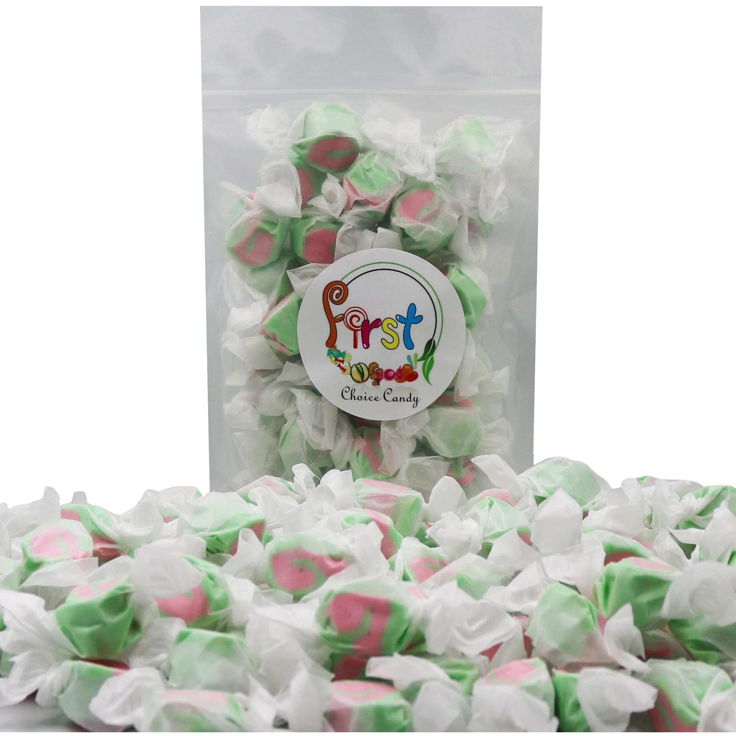All Flavor Gourmet Saltwater Taffy (Watermelon, 1 Lb)