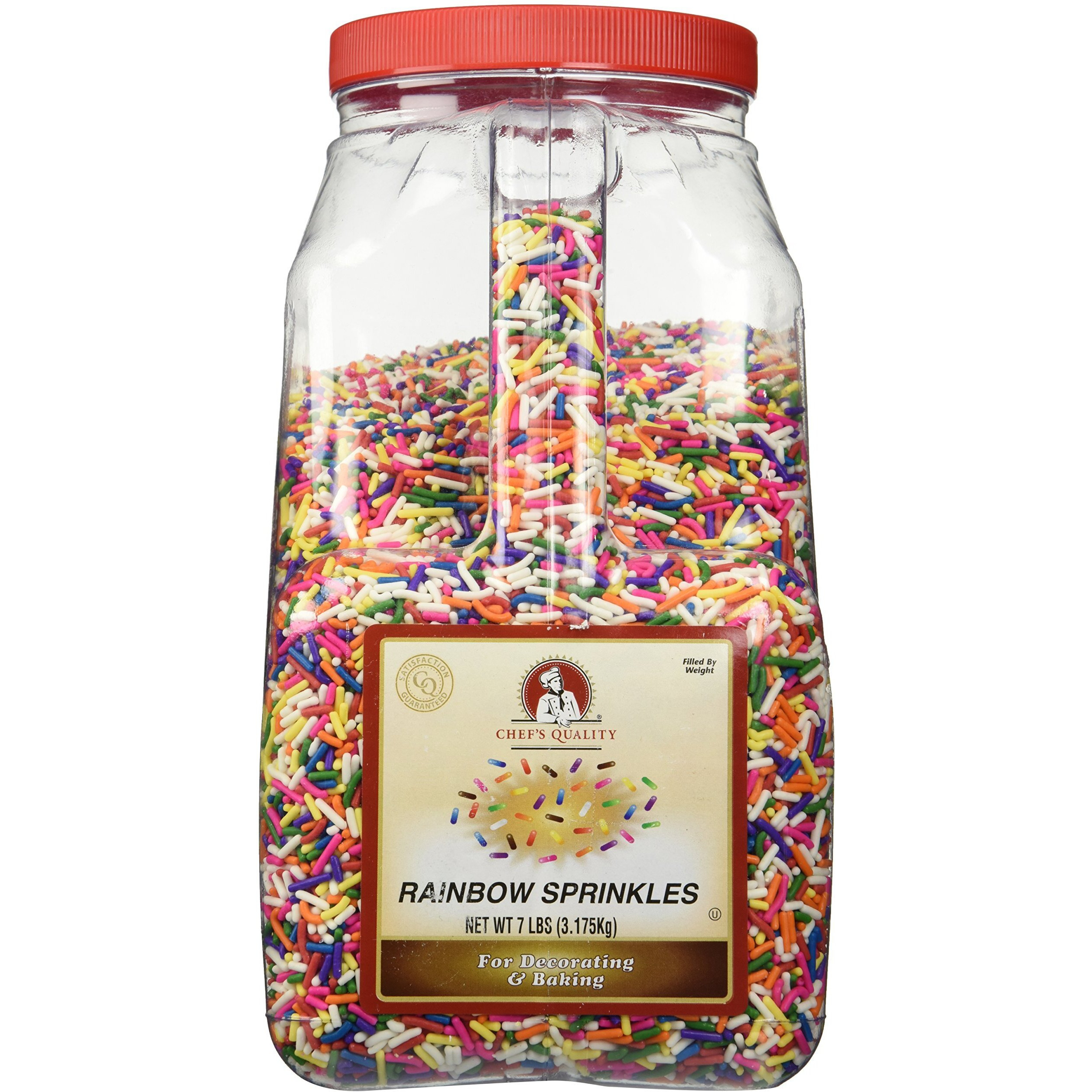Chef's Quality Rainbow Sprinkles, 7 Lb