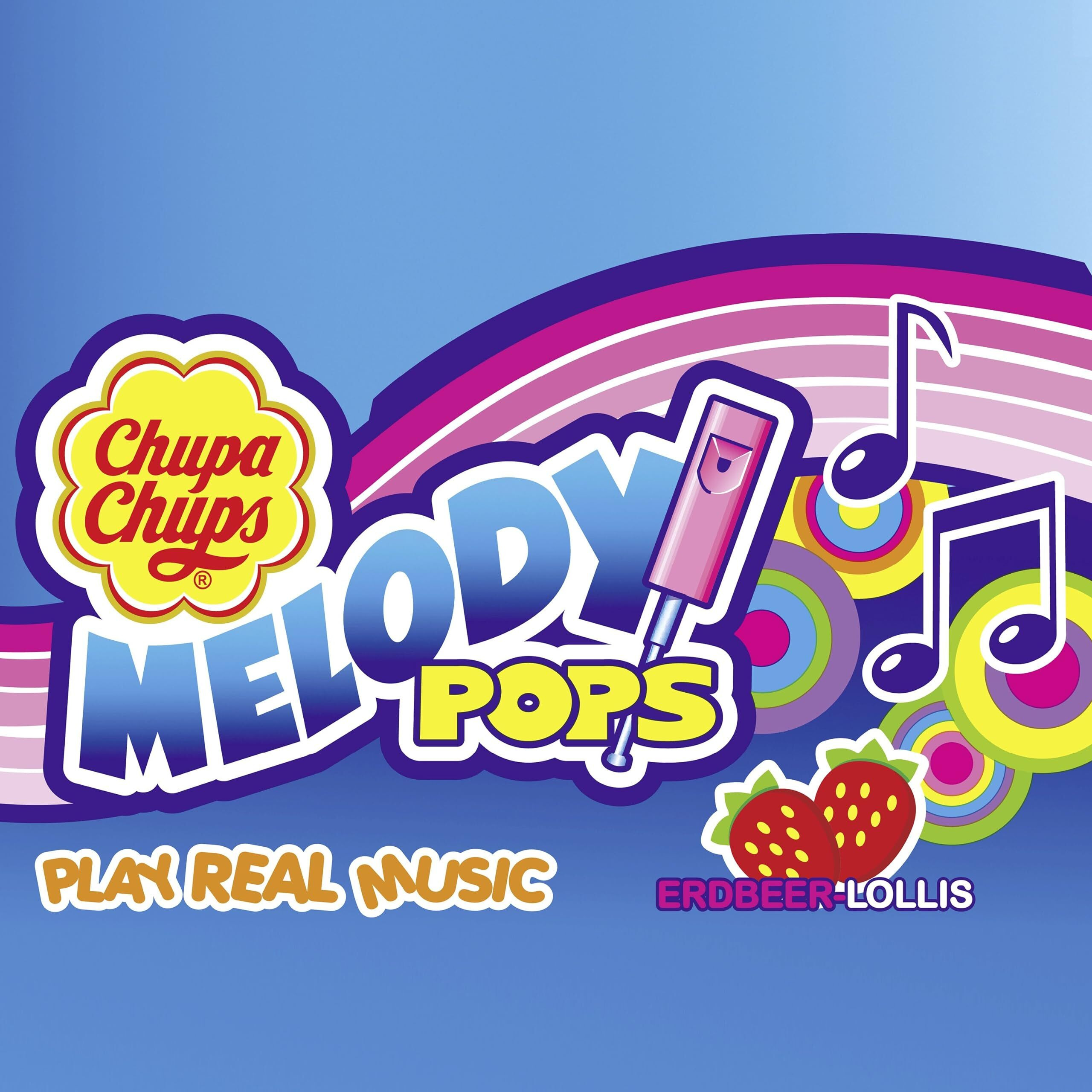 Chupa Chups' Melody Pops - Strawberry 48 Pack/720G